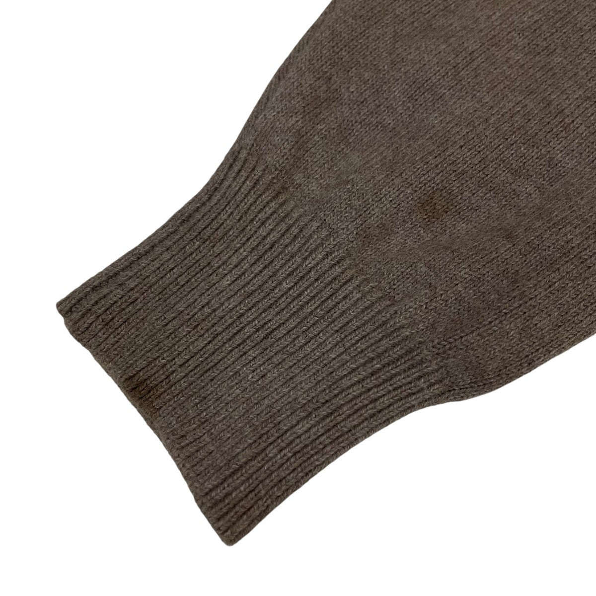 19SSMoss Stitch L／S Sweat 鹿の子編み長袖プルオーバーニットコットン カシミヤ オーバーサイズ タートルネックニット1903-004