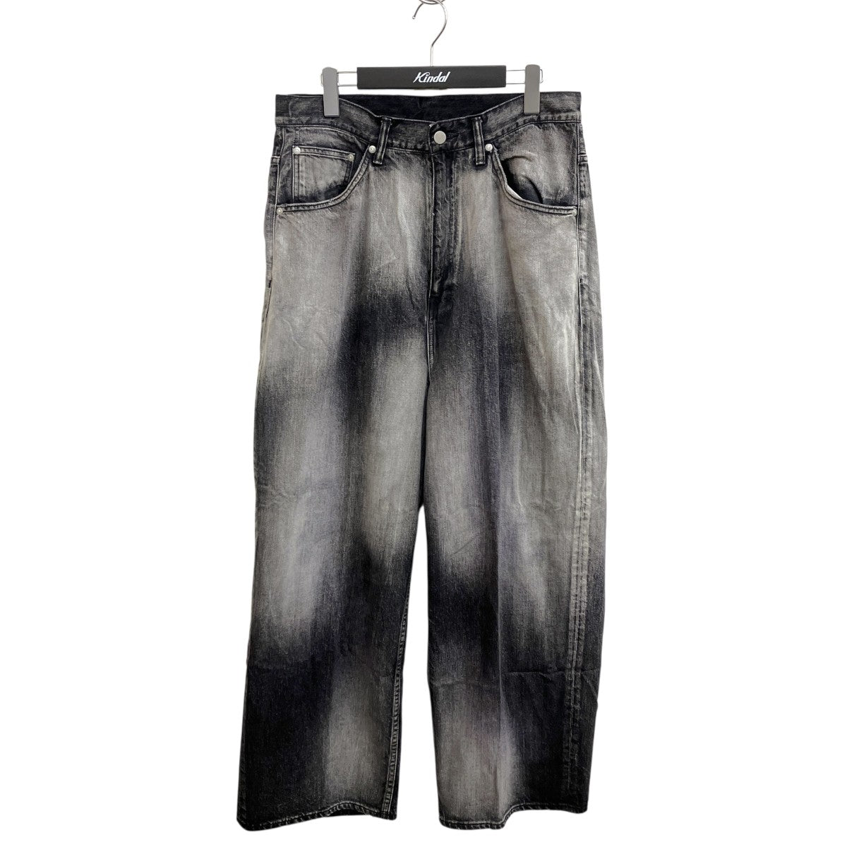 ANCELLM MIX COLOR WIDE DENIM PANTSデニムパンツANC-PT38 古着・中古-1枚目のアイテム画像