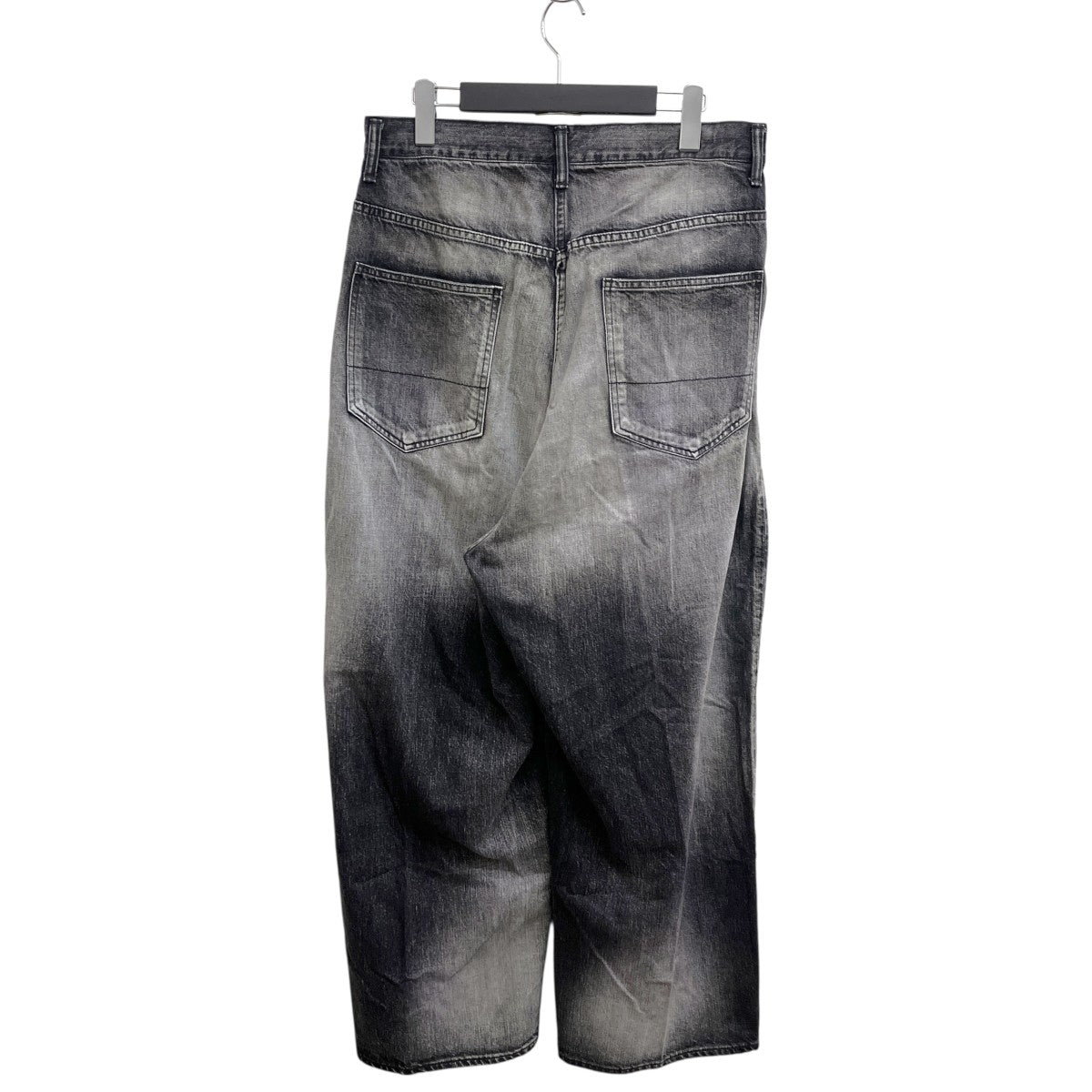 ANCELLM MIX COLOR WIDE DENIM PANTSデニムパンツANC-PT38 古着・中古-2枚目のアイテム画像