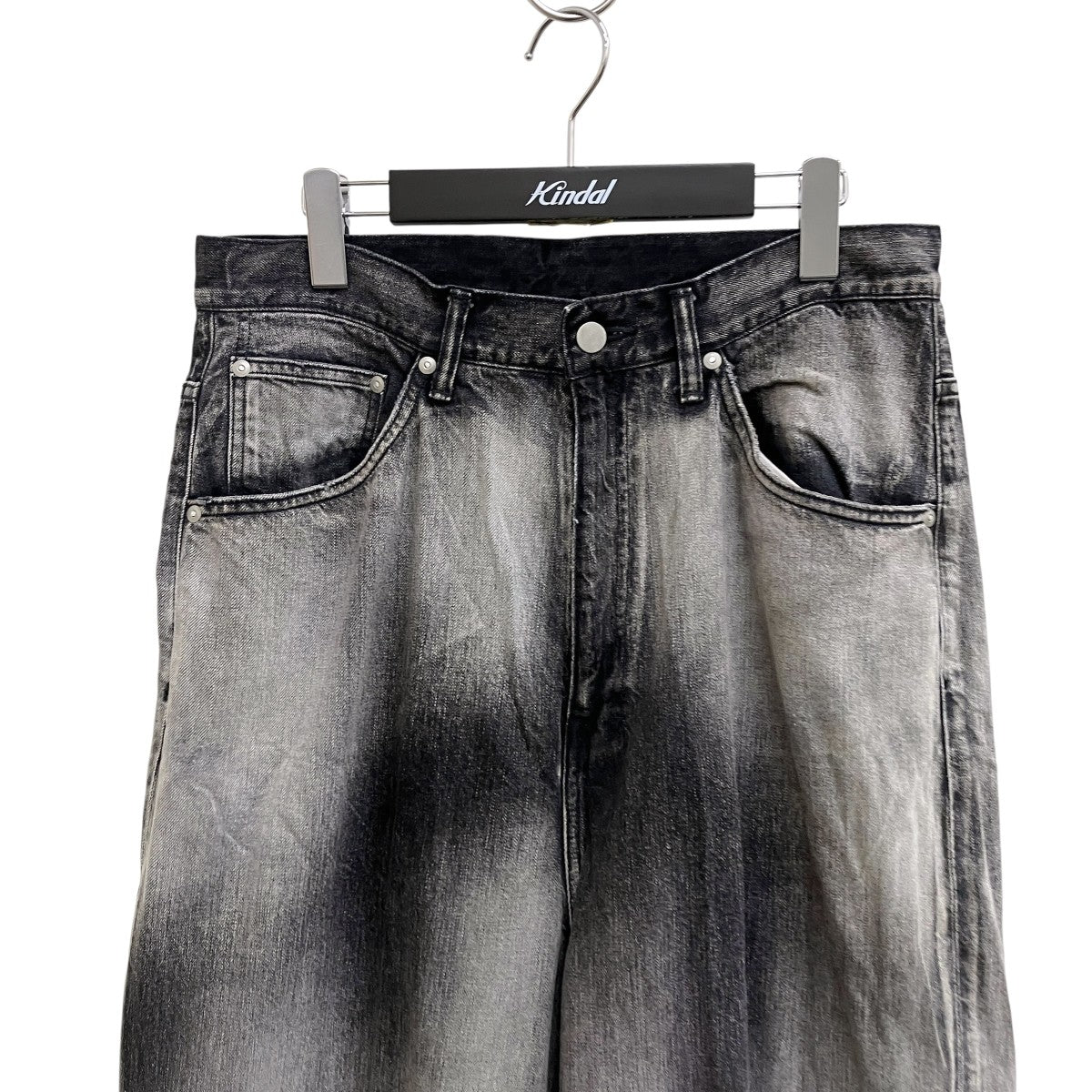 ANCELLM MIX COLOR WIDE DENIM PANTSデニムパンツANC-PT38 古着・中古-3枚目のアイテム画像