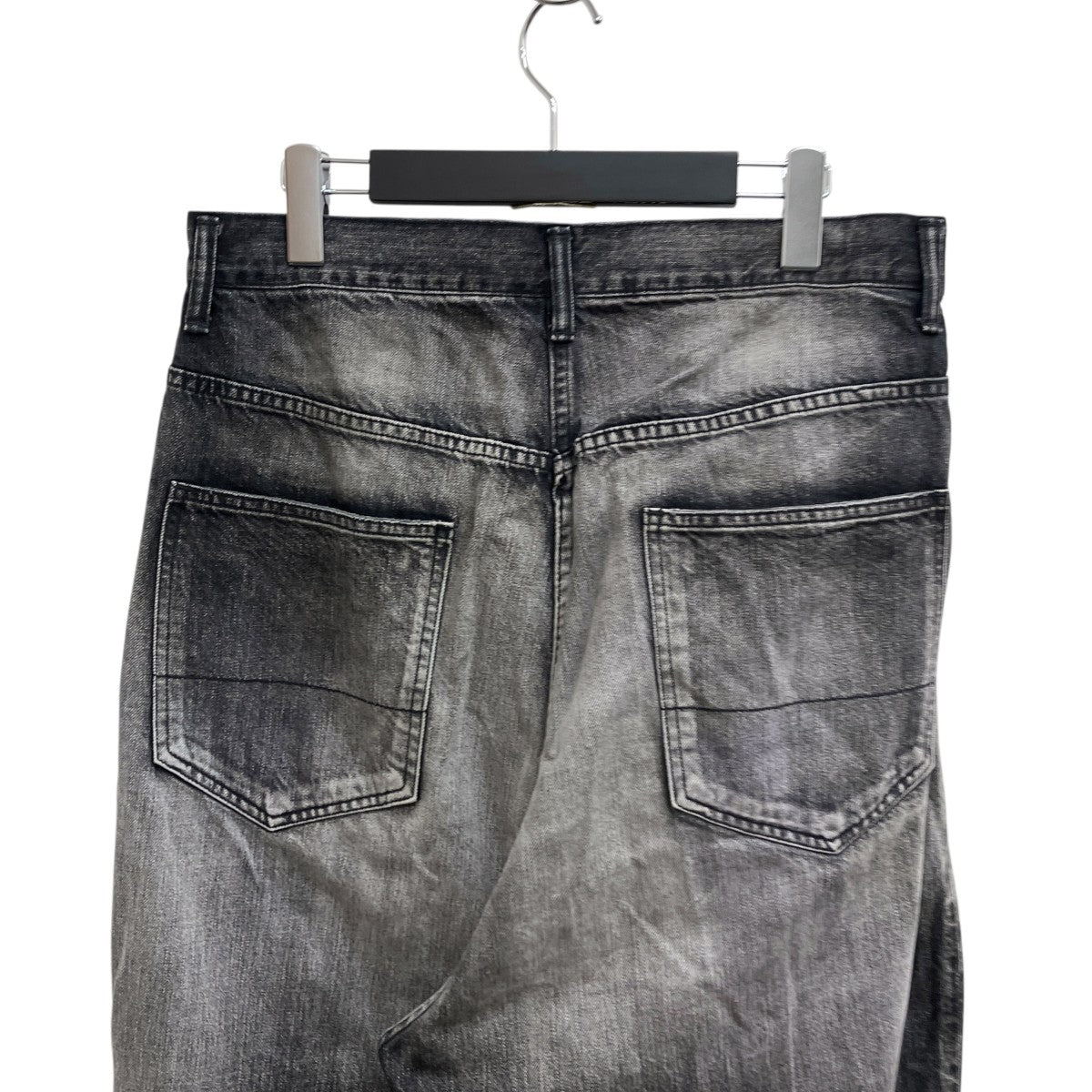 ANCELLM MIX COLOR WIDE DENIM PANTSデニムパンツANC-PT38 古着・中古-4枚目のアイテム画像