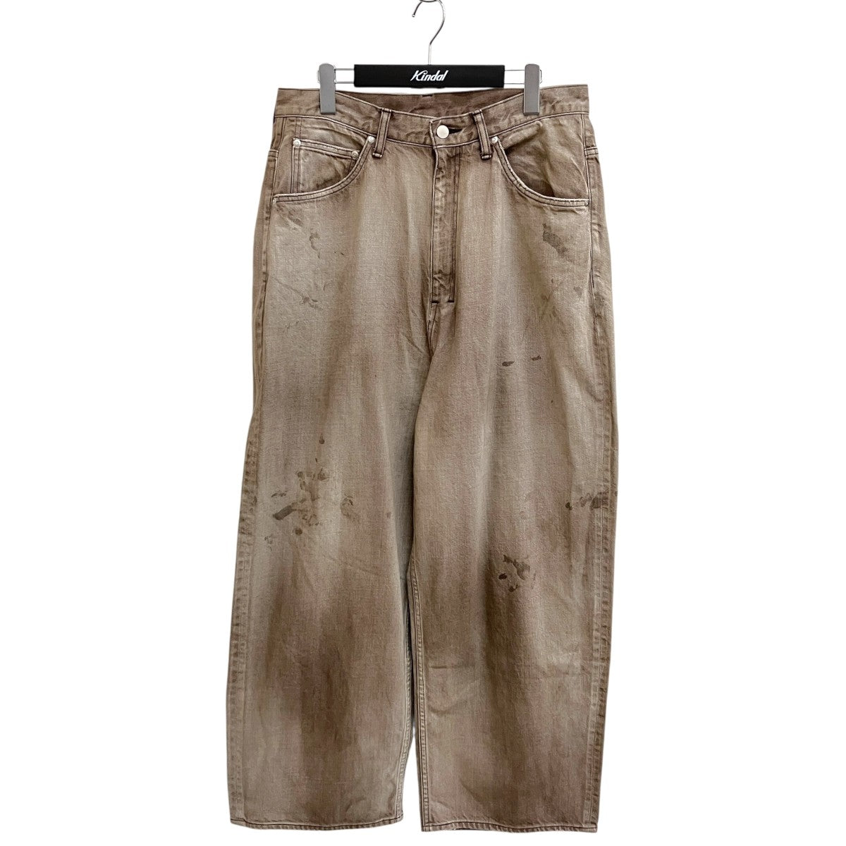 ANCELLM AGING WIDE DENIM 5P PANTSデニムパンツANC-PT59 古着・中古-1枚目のアイテム画像