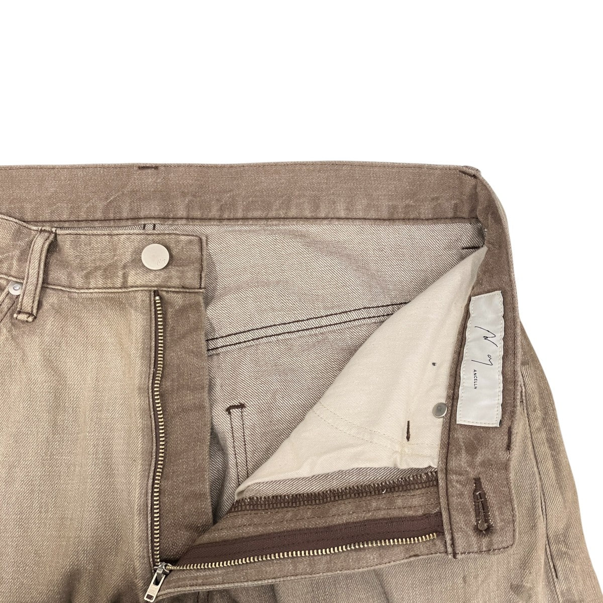 ANCELLM AGING WIDE DENIM 5P PANTSデニムパンツANC-PT59 古着・中古-7枚目のアイテム画像