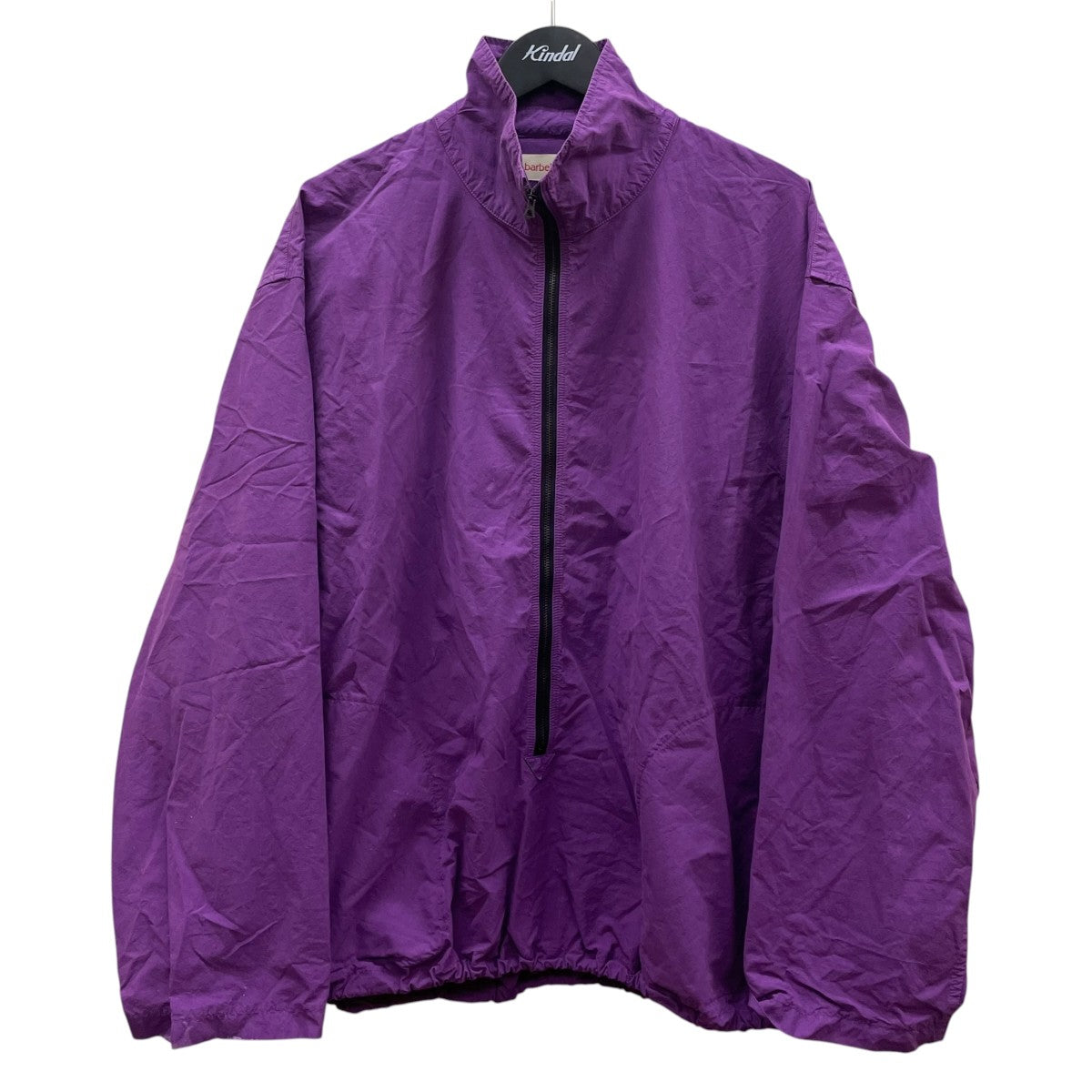 24SSdyed h／n top ダイド ハイネック トップハーフジップ プルオーバー ジャケットbo-24s-j02