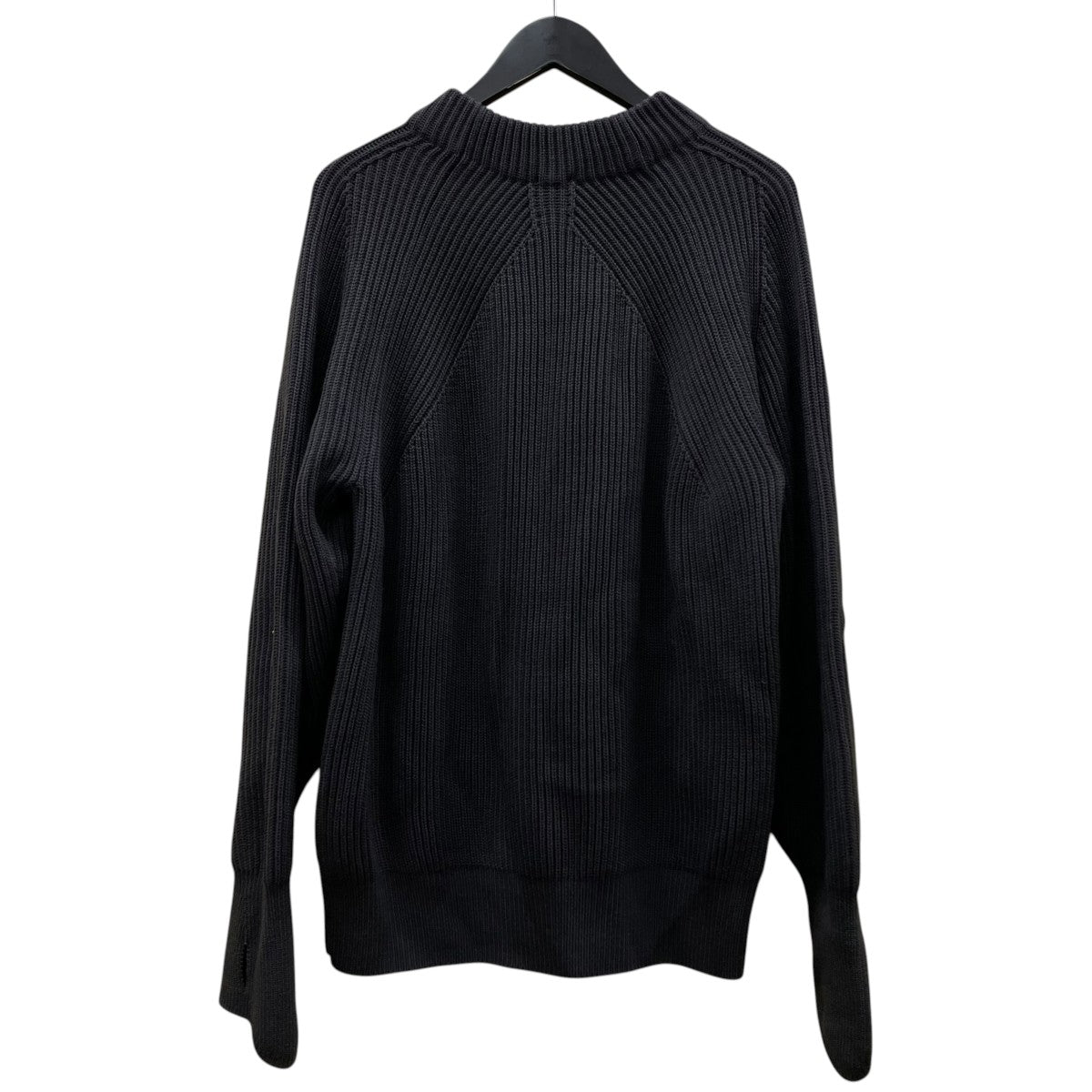 21AWSIGNATURE CREW NECK シグネチャークルーネックニットラグランスリーブ ウールニットBN-21FM-030
