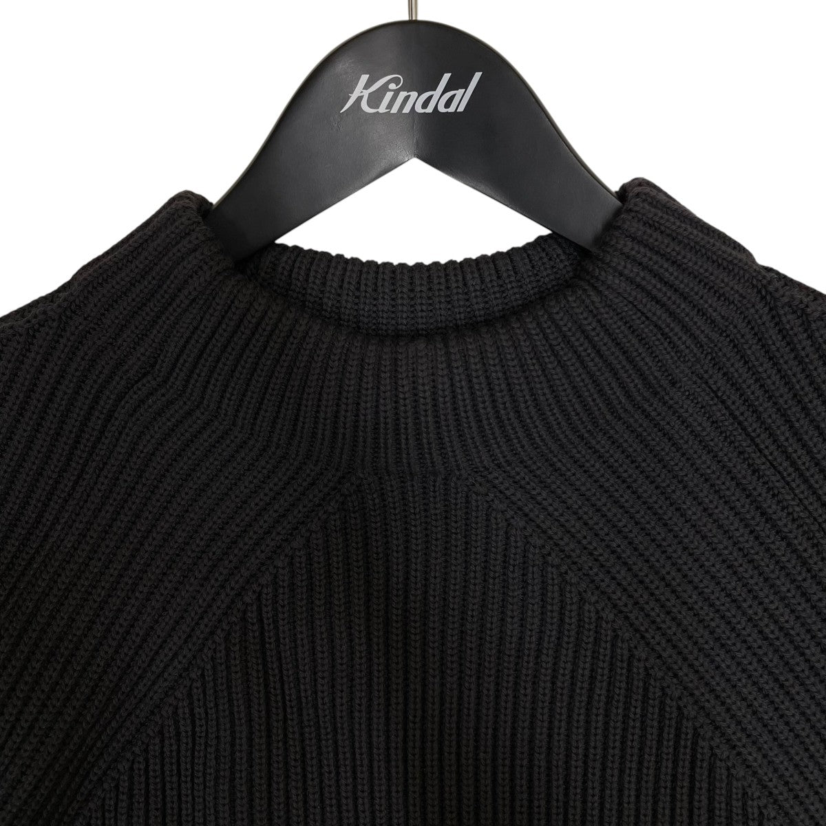 21AWSIGNATURE CREW NECK シグネチャークルーネックニットラグランスリーブ ウールニットBN-21FM-030