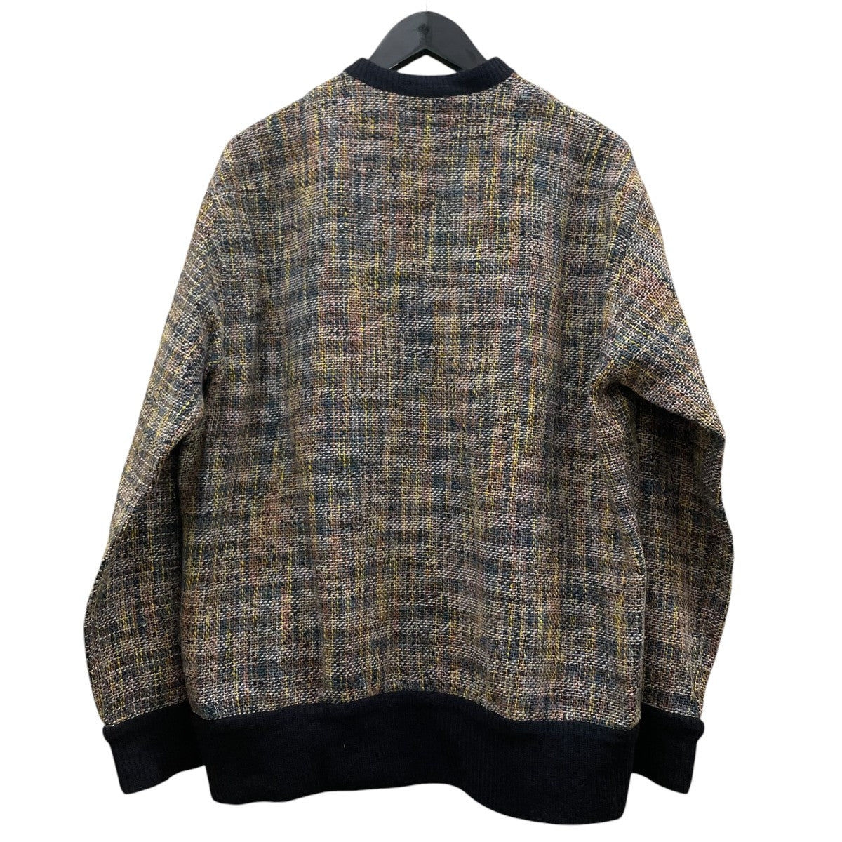 25AWMatis Zip up pullover マティス ジップアップ プルオーバーコットン ウール ハーフジップニットAOV-G2-ai-17