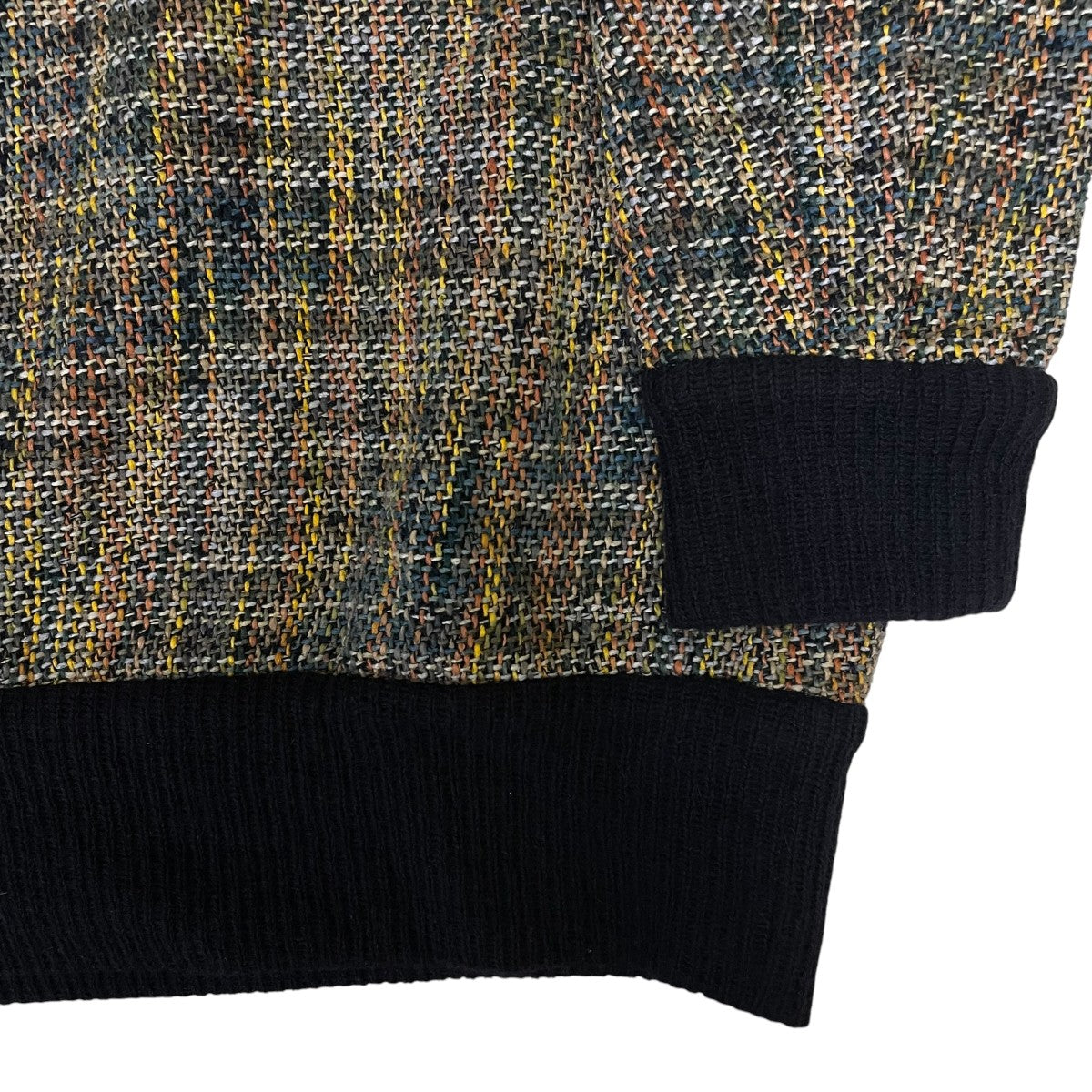 25AWMatis Zip up pullover マティス ジップアップ プルオーバーコットン ウール ハーフジップニットAOV-G2-ai-17