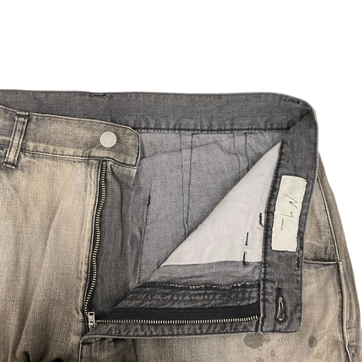 ANCELLM AGING PAINTER PANTSデニムパンツANC-PT45 古着・中古-7枚目のアイテム画像
