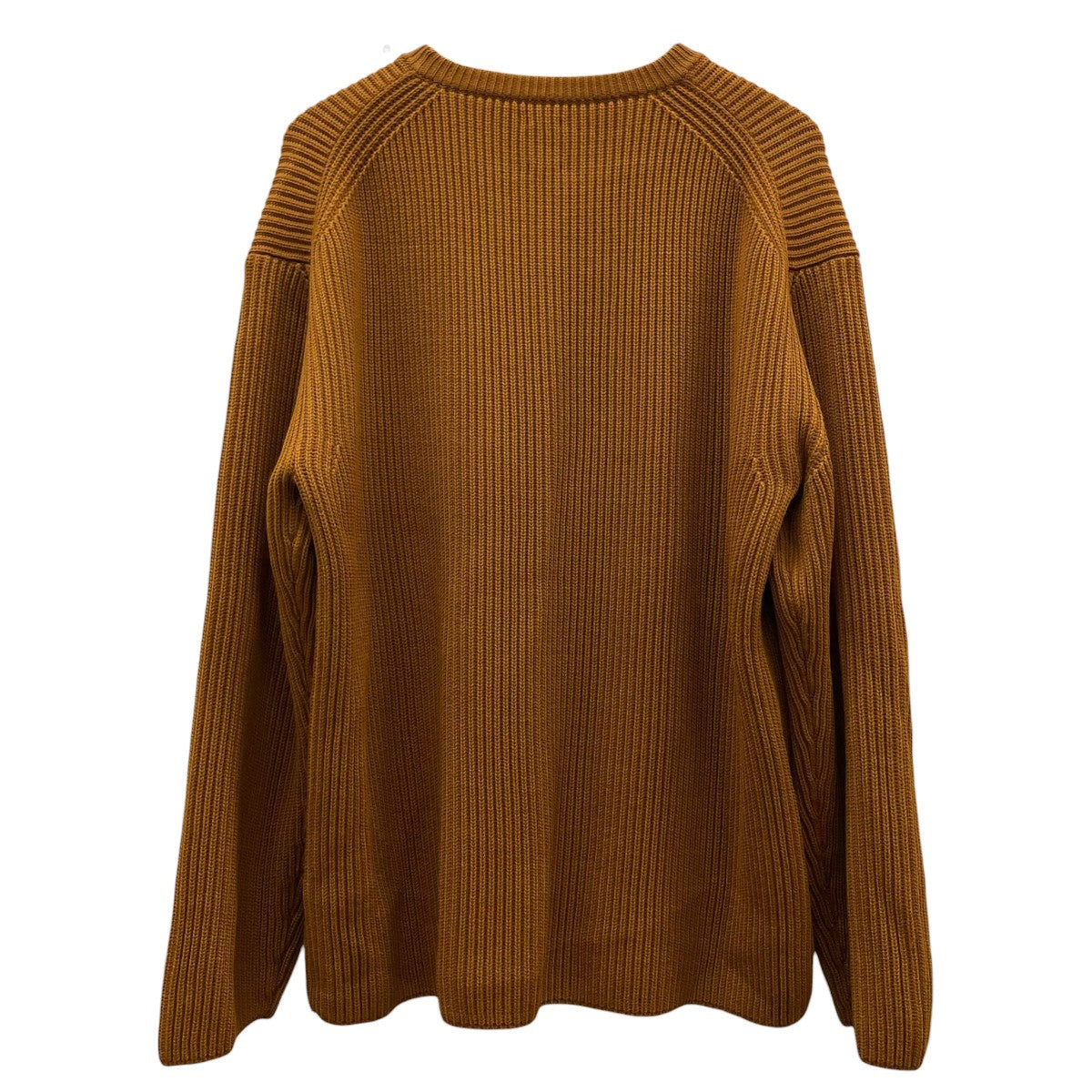 22AWSOLID WOOL RIB CREW NECK ソリッドウール リブクルーネックニットウールニットBN-22FM-036