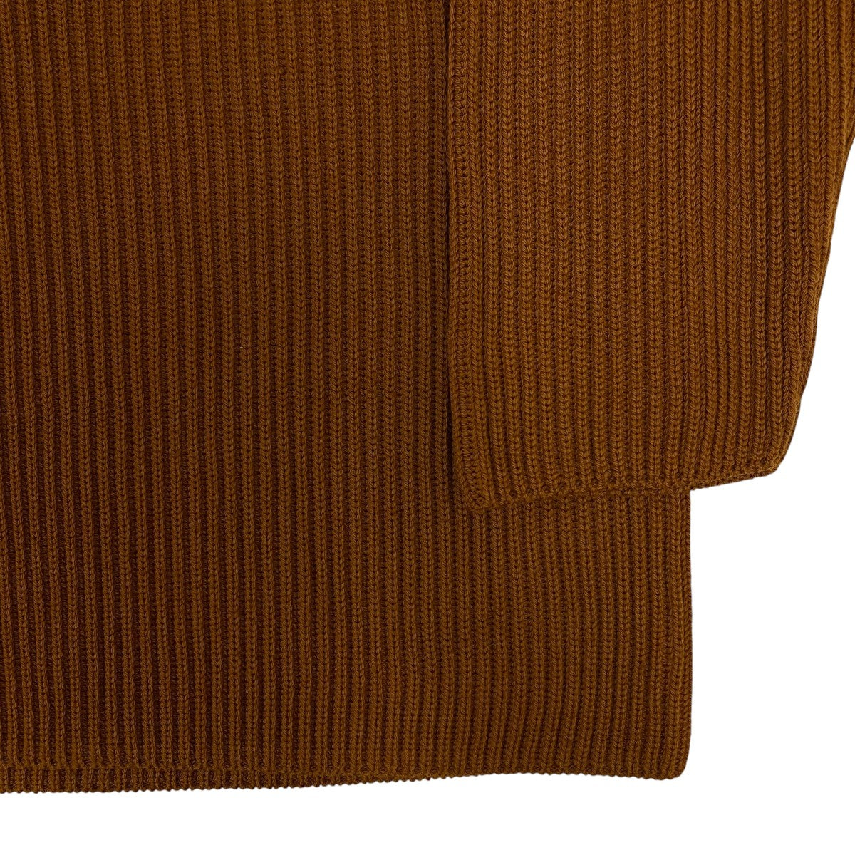 22AWSOLID WOOL RIB CREW NECK ソリッドウール リブクルーネックニットウールニットBN-22FM-036