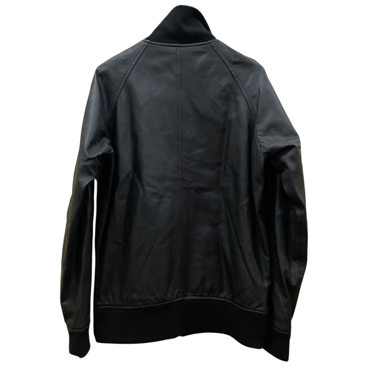 FRED PERRY Soho Neon - Leather Track Jacket ソーホーネオン レザートラックジャケットレザージャケットF2388 古着・中古-2枚目のアイテム画像