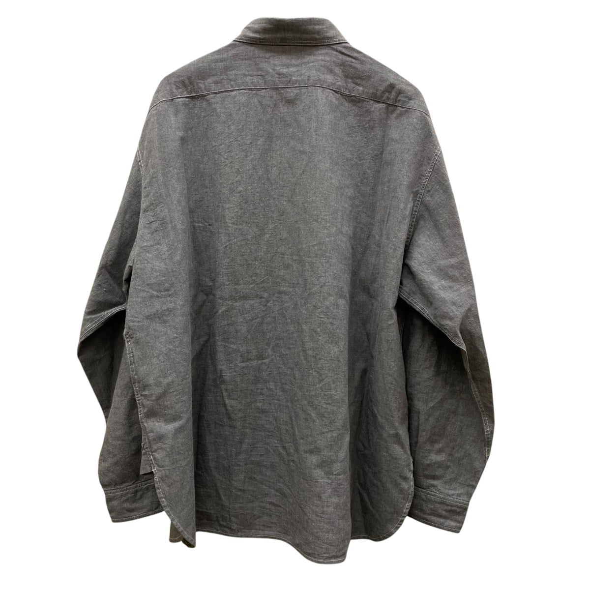 J．S HOMESTEAD 26SSワーカーズ ラージ シャツコットンリネンシャツ 長袖シャツ26050470601010 古着・中古-2枚目のアイテム画像
