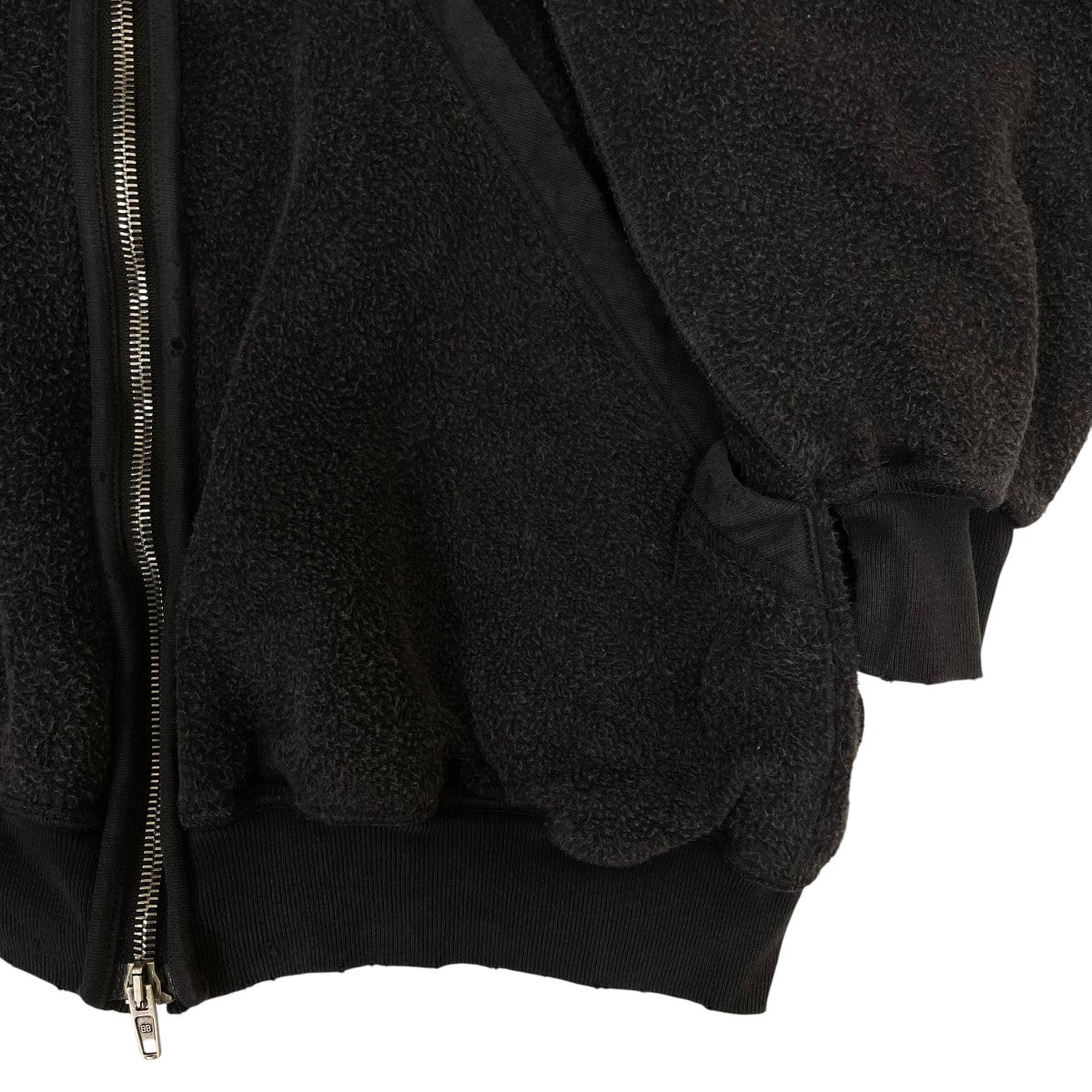 BALENCIAGA インサイドアウトキャンペーンロゴジップアップパーカースウェット ジップパーカー830253 古着・中古-4枚目のアイテム画像