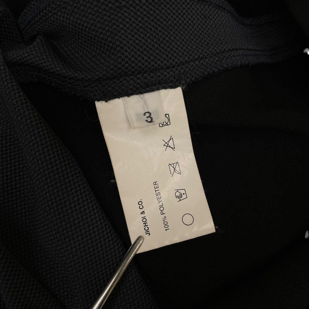Jichoi テック メッシュ加工 ポリエステル 半袖シャツ 古着・中古-5枚目のアイテム画像