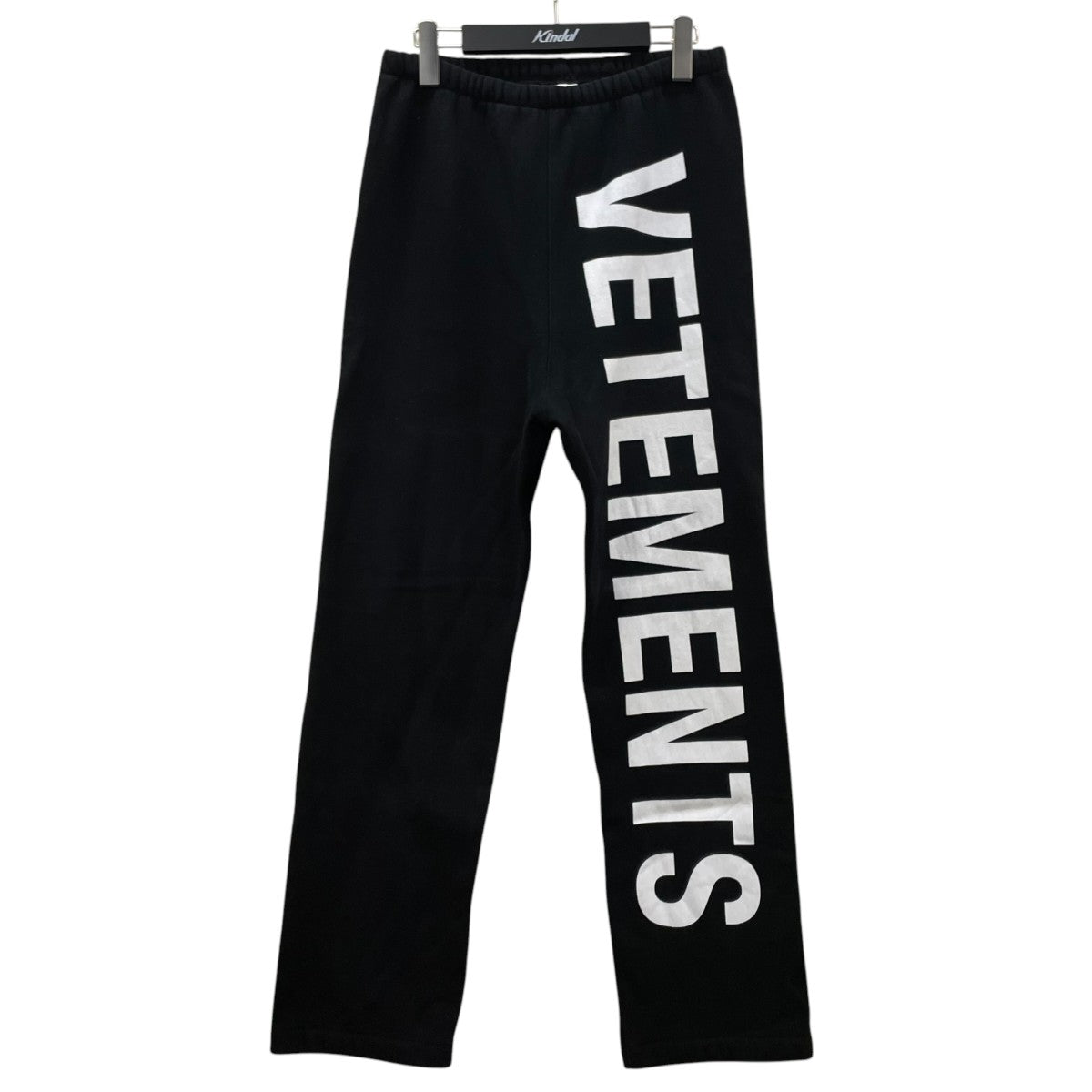 VETEMENTS 18AWロゴプリント スウェットパンツWAH19PA107 古着・中古-1枚目のアイテム画像