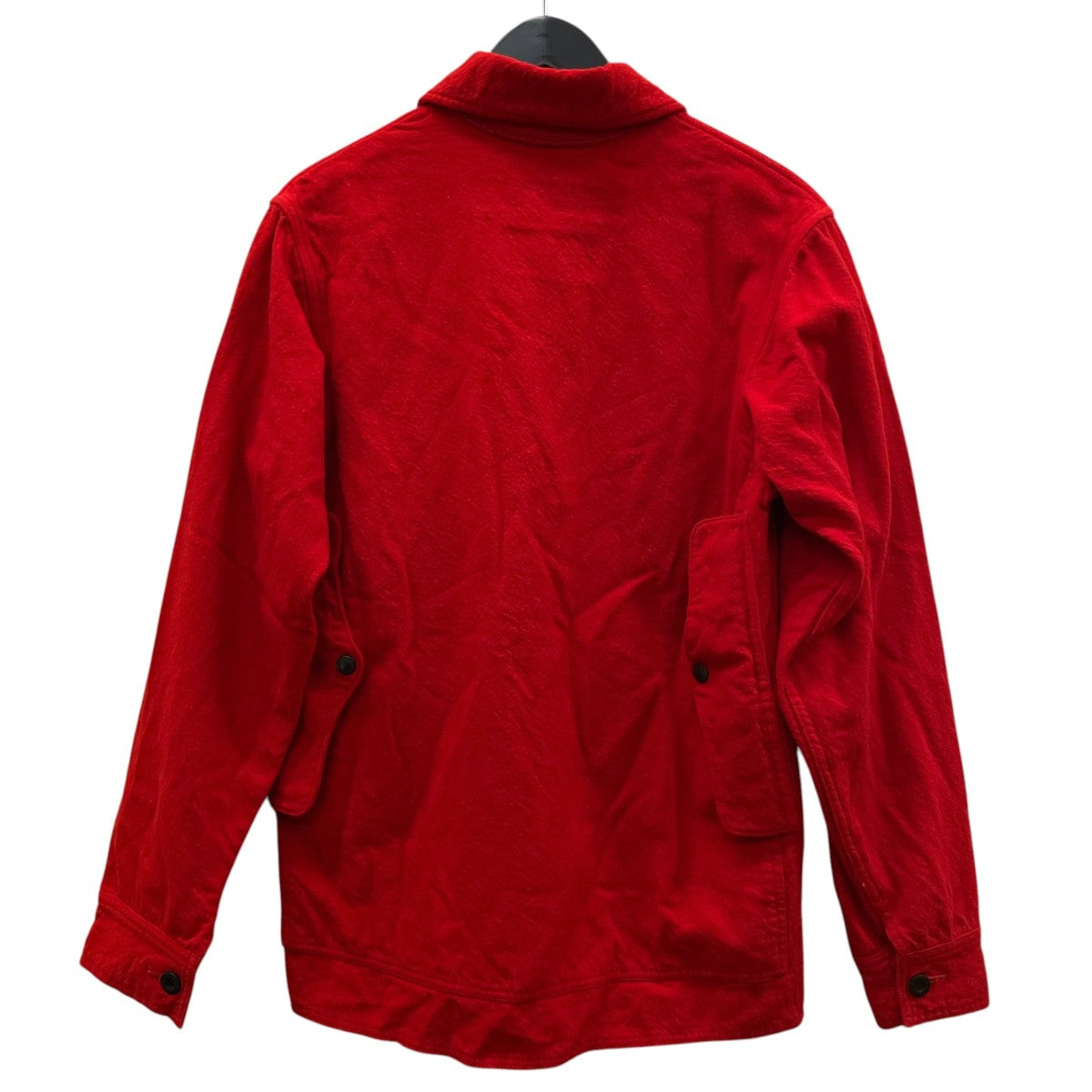 CDG JUNYA WATANABE MAN×FILSON GARMENT 25AWウールアクリルツイル 製品染縮絨シャツジャケットWP-J008 古着・中古-2枚目のアイテム画像