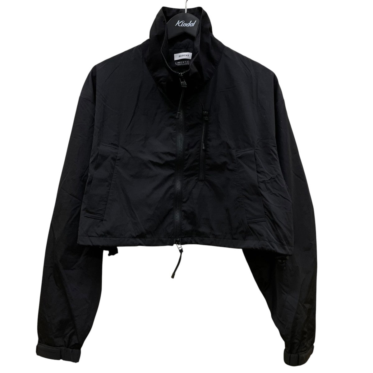 BASICKS Limonta Nylon Stand Colloar Track JacketナイロンジャケットS15 0105 古着・中古-1枚目のアイテム画像