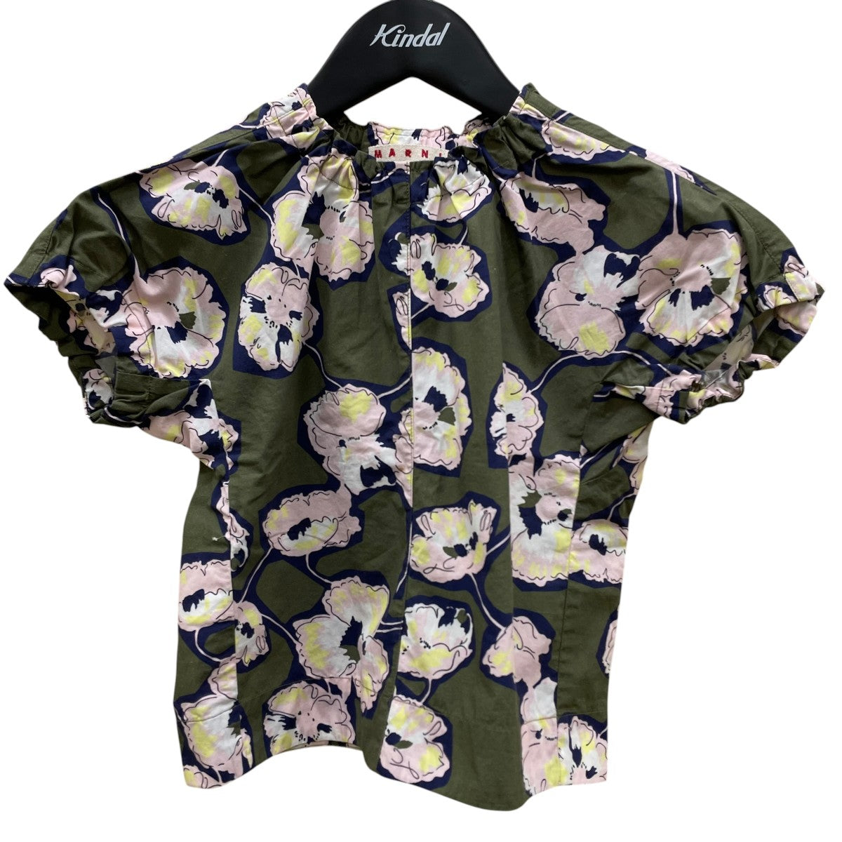 MARNI 18SS花柄半袖ブラウスM0018W 古着・中古-1枚目のアイテム画像
