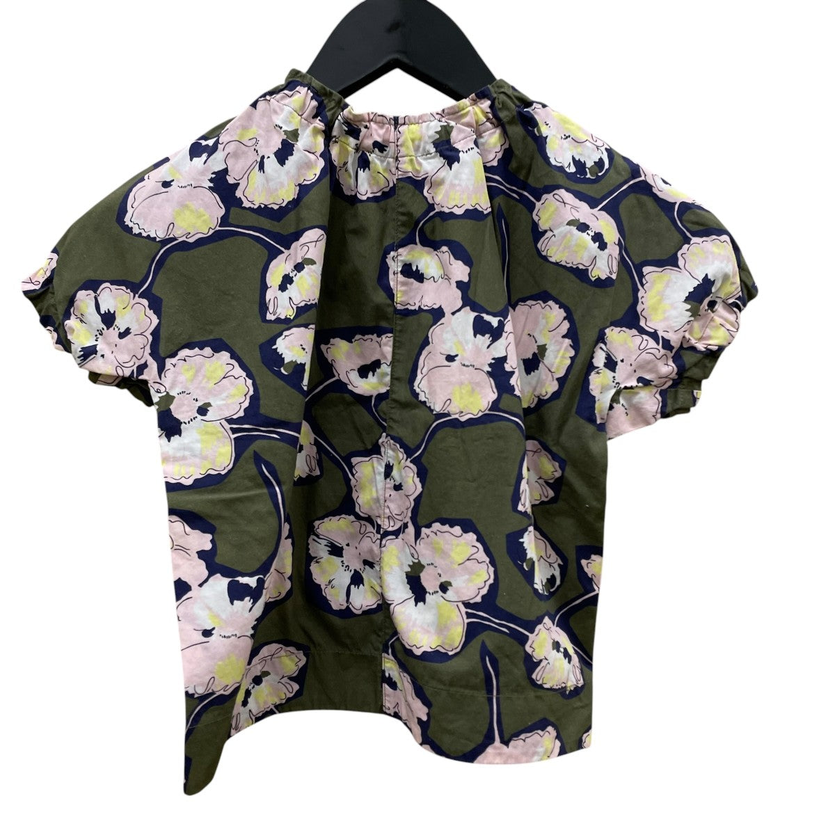 MARNI 18SS花柄半袖ブラウスM0018W 古着・中古-2枚目のアイテム画像