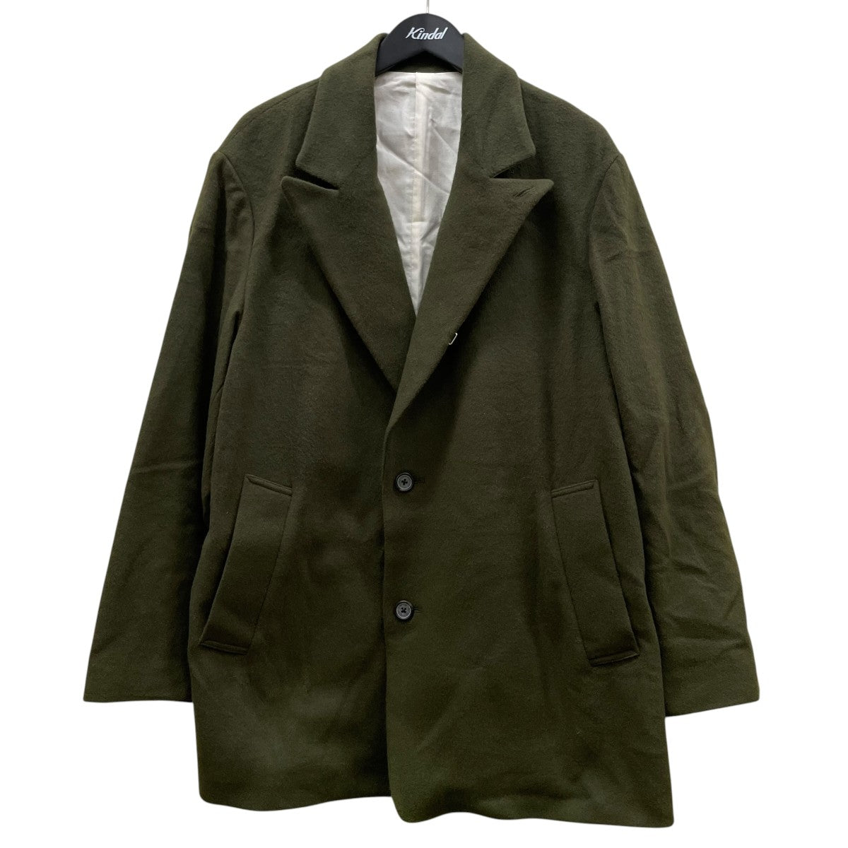 mb カシミヤ混 ウールコートHBW019 古着・中古-1枚目のアイテム画像