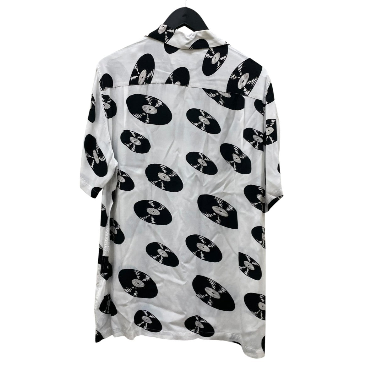 WACKO MARIA Record Hawaiian Shirtレコードプリント オープンカラーシャツ 半袖シャツ 古着・中古-2枚目のアイテム画像