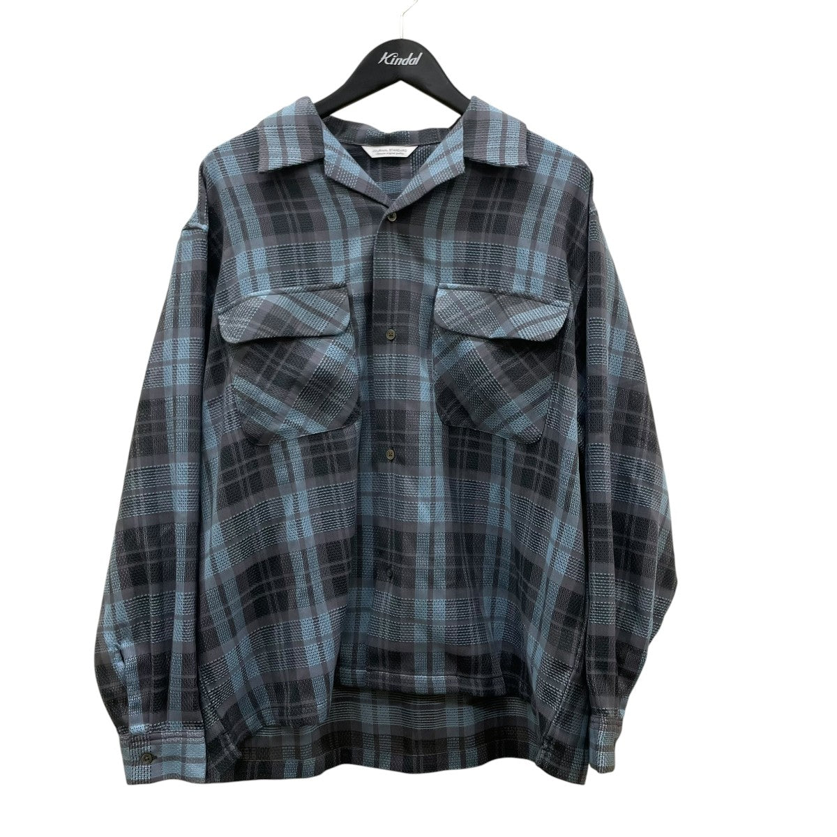 JOURNAL STANDARD 26SSエアリー チェック オープンカラー シャツ長袖シャツ26050600920010 古着・中古-1枚目のアイテム画像