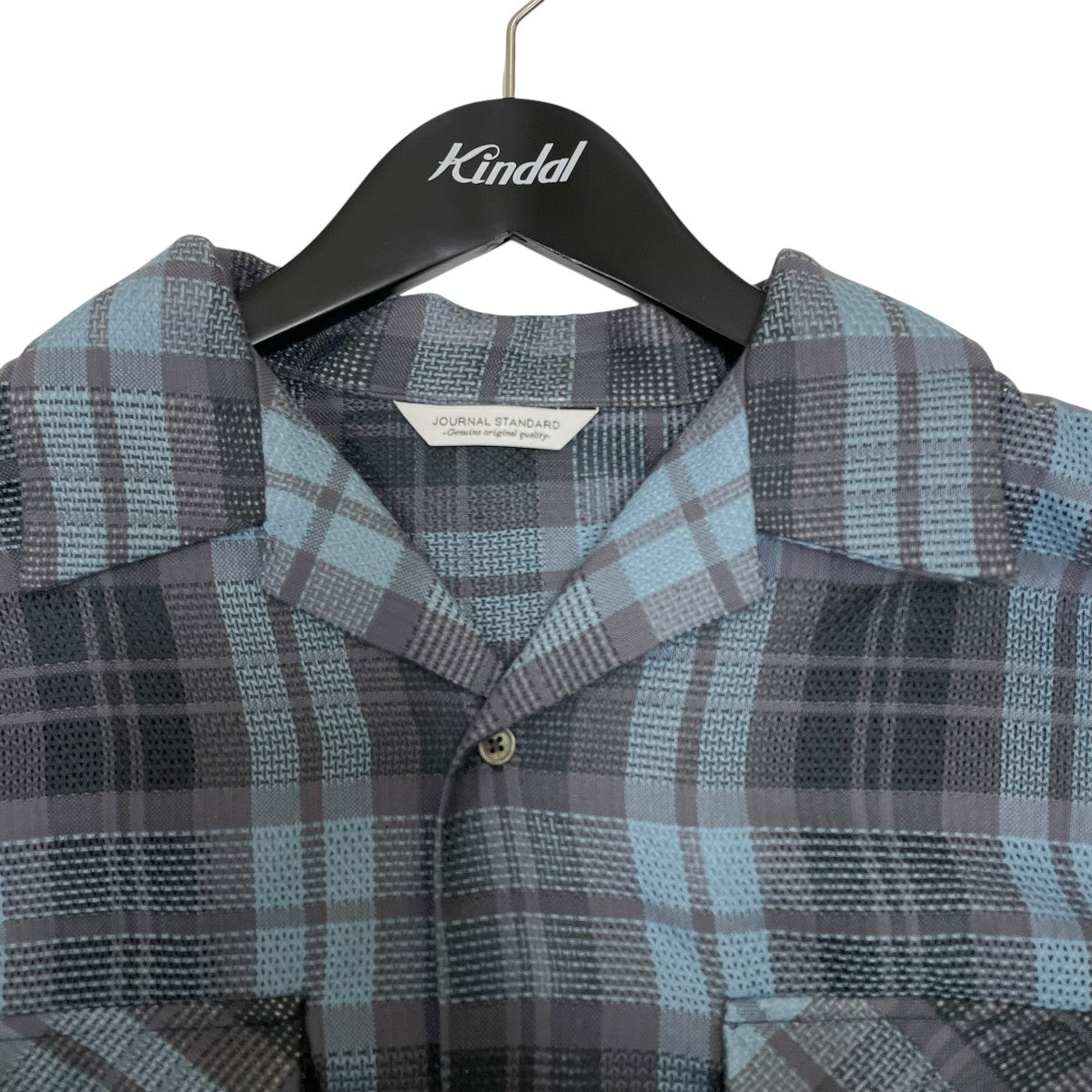 JOURNAL STANDARD 26SSエアリー チェック オープンカラー シャツ長袖シャツ26050600920010 古着・中古-3枚目のアイテム画像