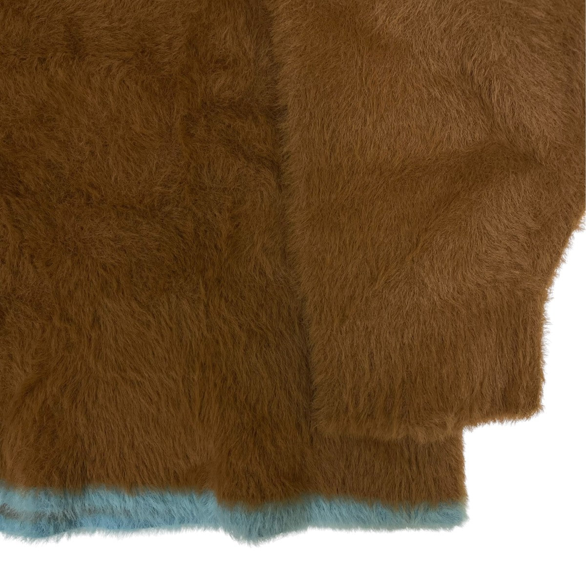 JACQUEMUS BROWN LE POLO NEVE JUMPERオーバーサイズ 長袖ニットポロシャツ 古着・中古-4枚目のアイテム画像