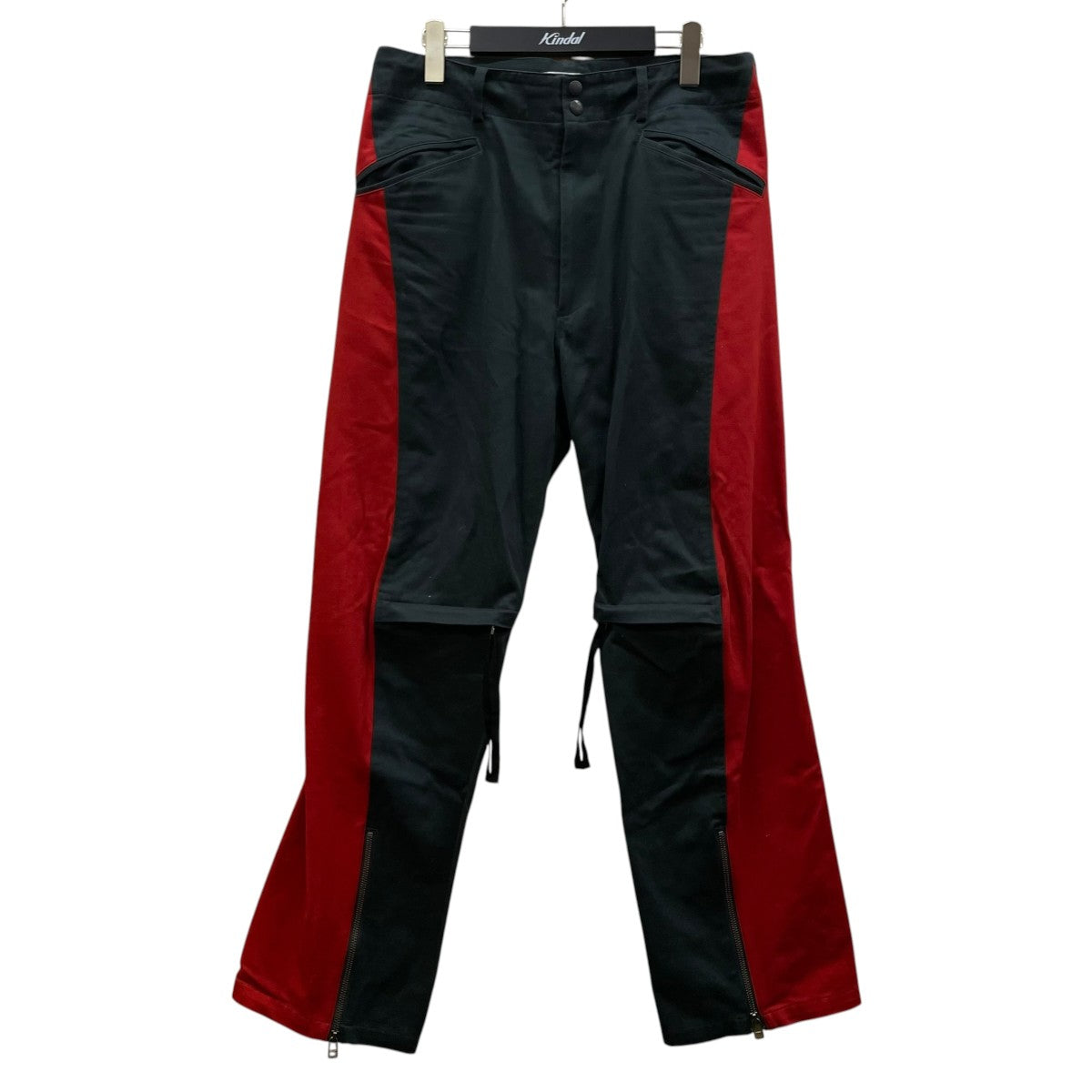MOTORCYCLE PANTSサイドライン ストレートパンツ コットンパンツABH PT M05