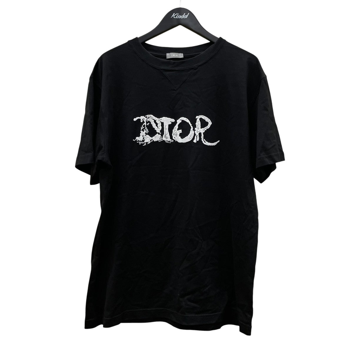 DIOR PETER DOIGロゴ刺繍 半袖Tシャツ コットンTシャツ143J685C0677 古着・中古-1枚目のアイテム画像