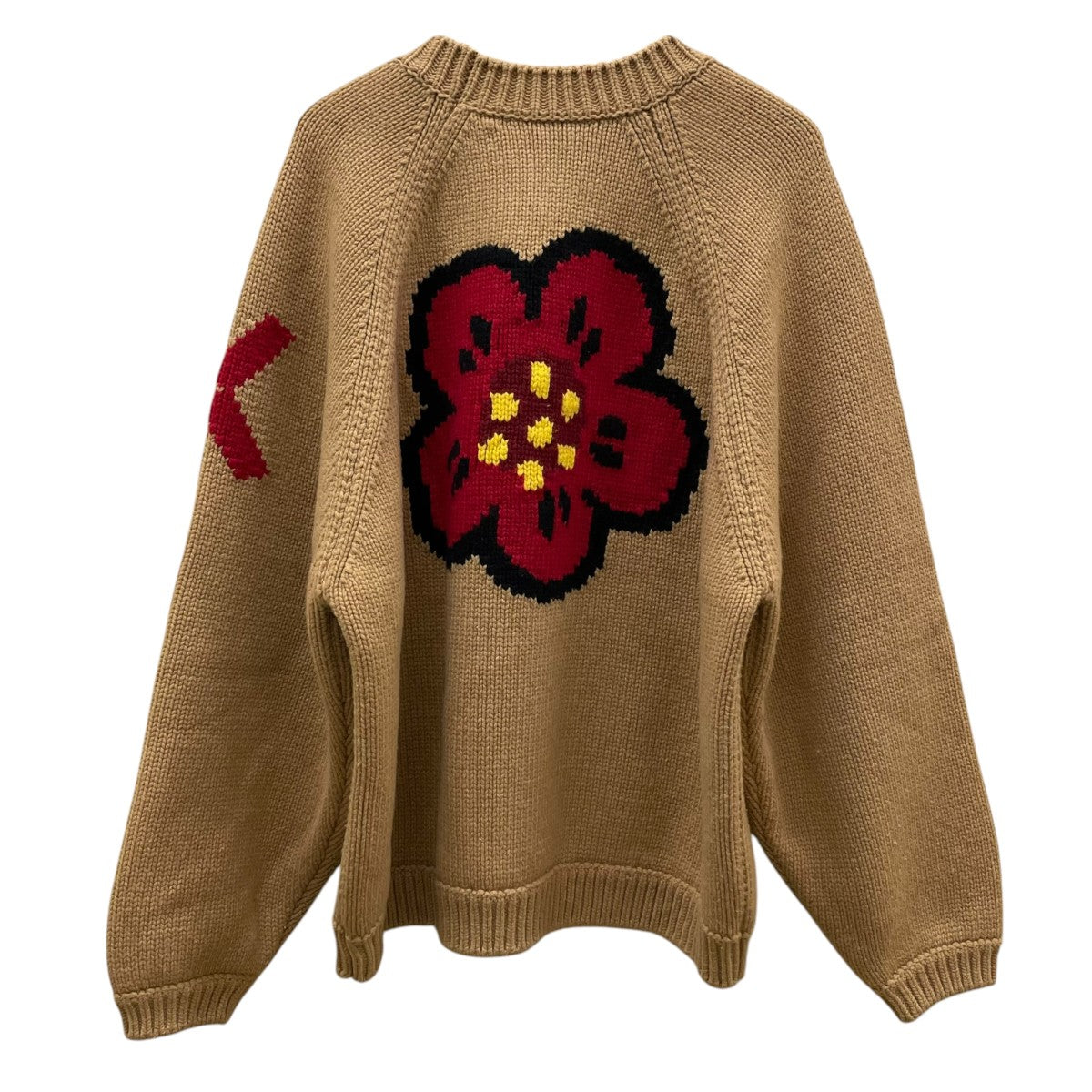 KENZO SEASONAL GRAPHIC JUMPERクルーネックニットFC65PU3153BA 古着・中古-2枚目のアイテム画像