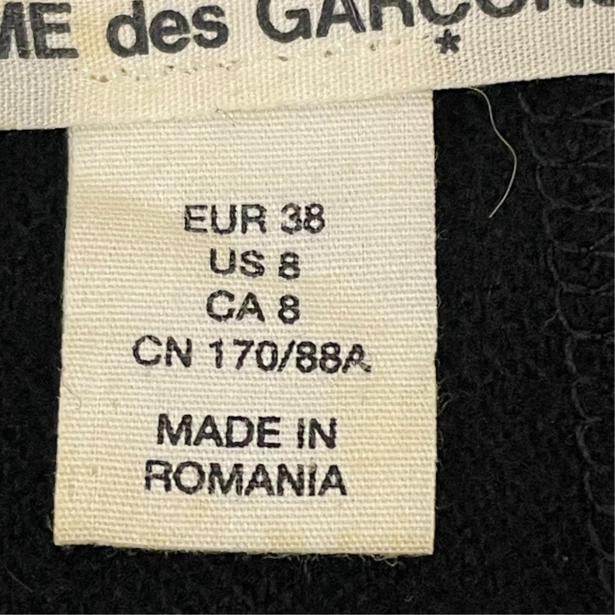 H＆M×COMME des GARCONS テーラードジャケット 古着・中古-5枚目のアイテム画像