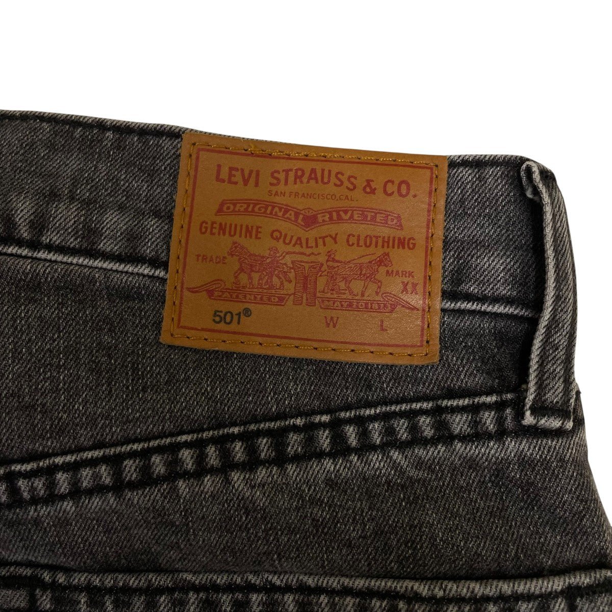 LEVI’S BIOTOP別注501ケミカルウォッシュ加工 デニムパンツ コットンパンツ4515036565 古着・中古-6枚目のアイテム画像