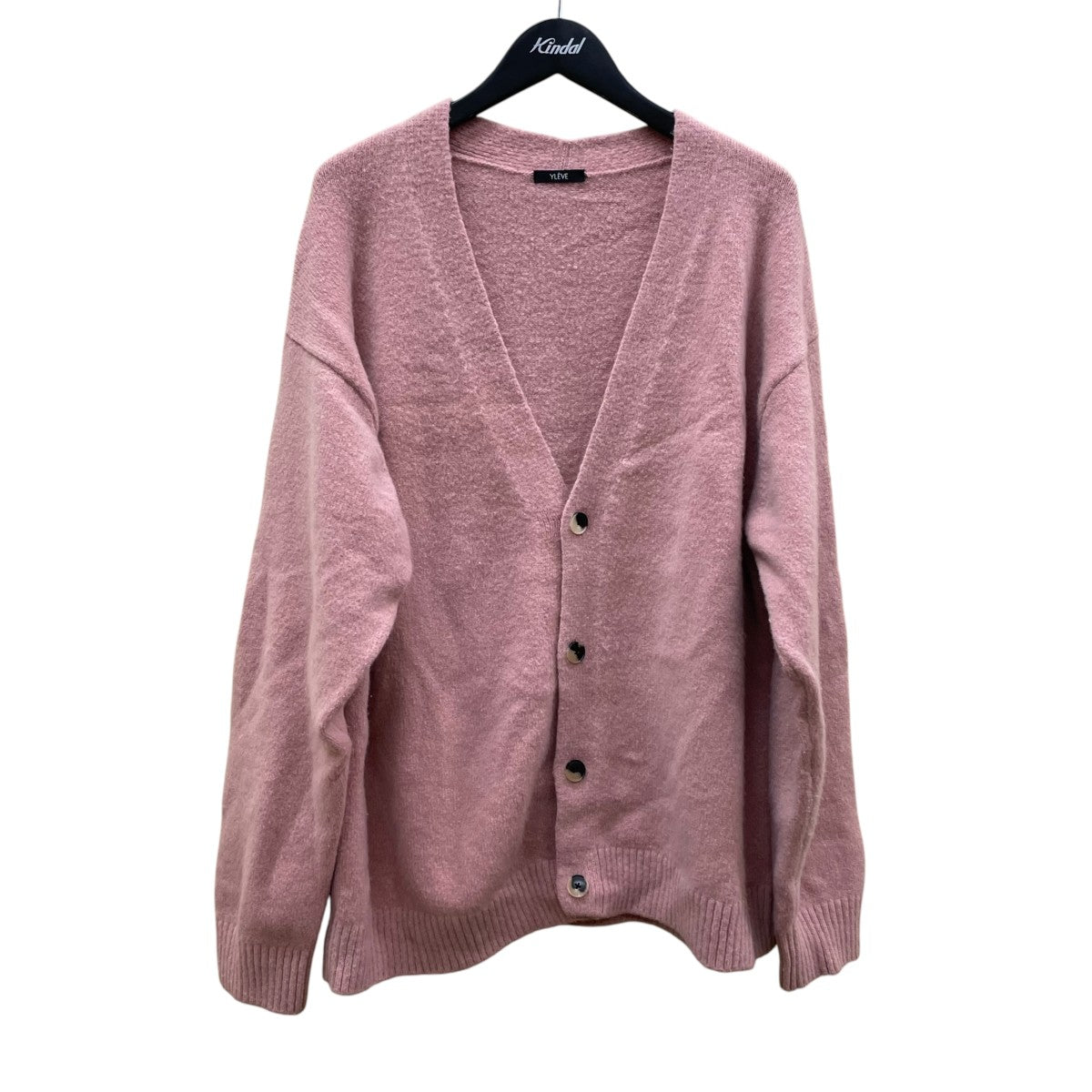 YLEVE WOOL BOUCLE KNIT CARDIGANVネックカーディガン170-2264068 古着・中古-1枚目のアイテム画像