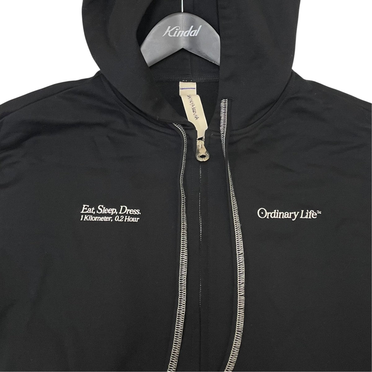 SHINYA KOZUKA ORDINARY GIANT ZIP HOODIEジップパーカー2401SK74 古着・中古-3枚目のアイテム画像