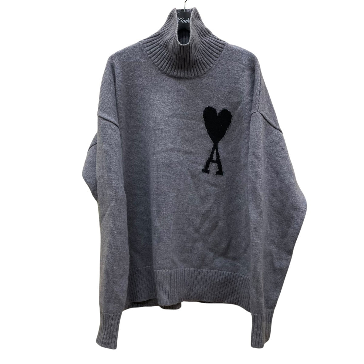 AMI PARIS Ami de CoeurタートルネックニットUKS402 古着・中古-1枚目のアイテム画像