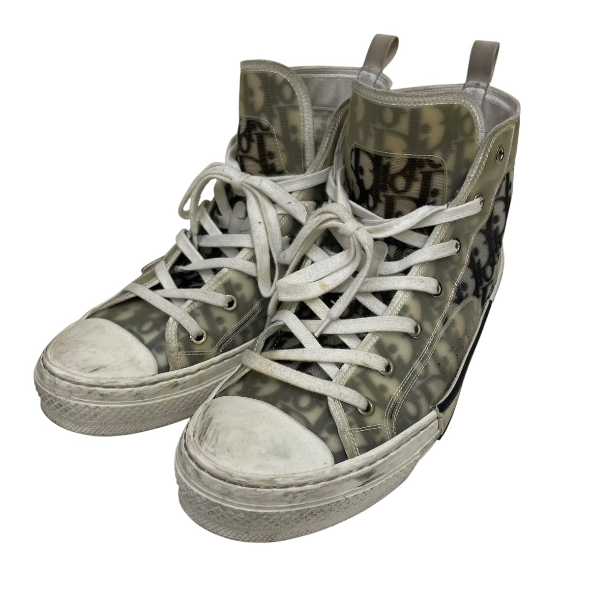 Christian Dior B23ハイトップスニーカー ディオールオブリーク ハイカットスニーカー19HDC 古着・中古-1枚目のアイテム画像