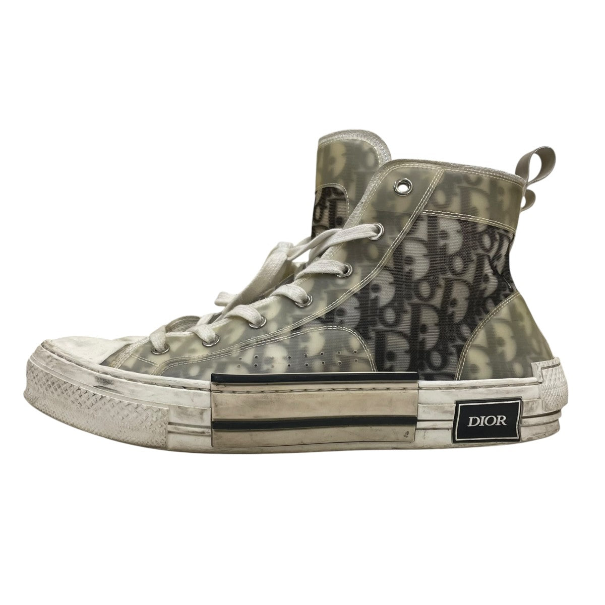 Christian Dior B23ハイトップスニーカー ディオールオブリーク ハイカットスニーカー19HDC 古着・中古-2枚目のアイテム画像