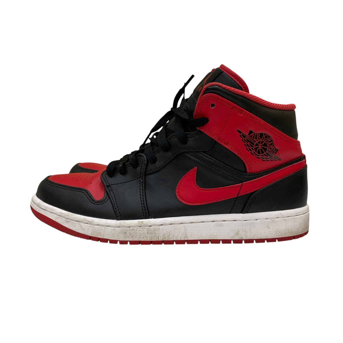 NIKE Nike Air Jordan 1 Mid Bred ToeスニーカーDQ8426-060 古着・中古-2枚目のアイテム画像