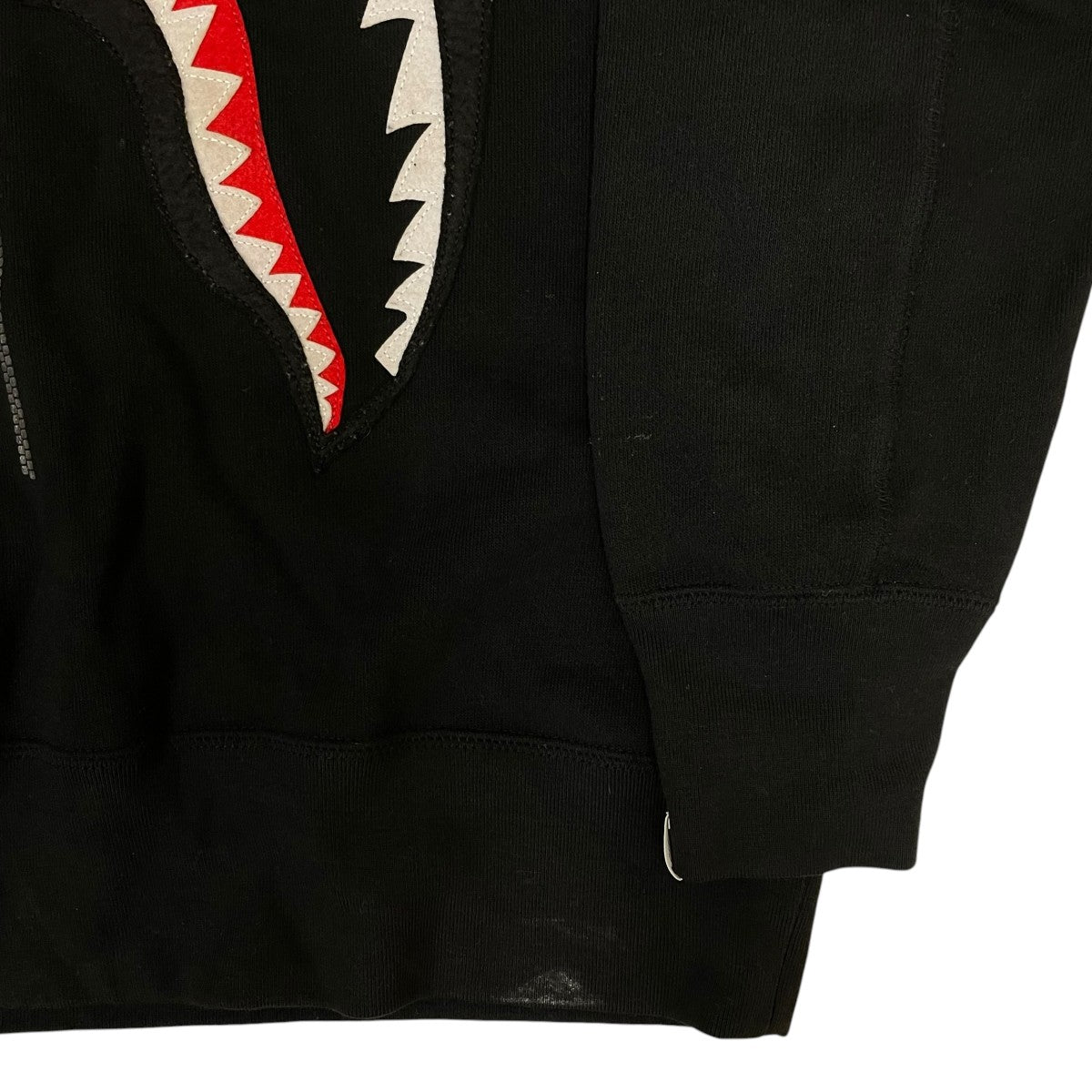 A BATHING APE SHARK CREWNECKクルーネックスウェット トレーナー001SWF801008X 古着・中古-4枚目のアイテム画像