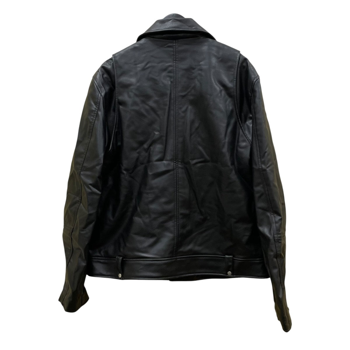 ZARA(ザラ) フェイクレザーダブルライダースジャケット3427/320/800