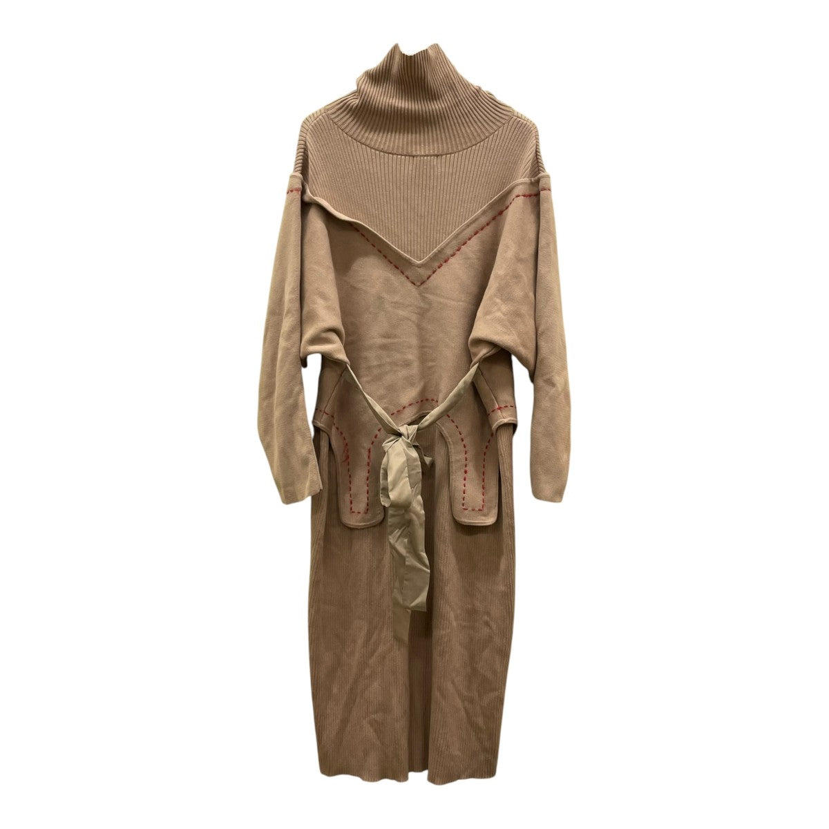 PAMEO POSE Layered Knit Dressニットワンピース2320503014 古着・中古-2枚目のアイテム画像