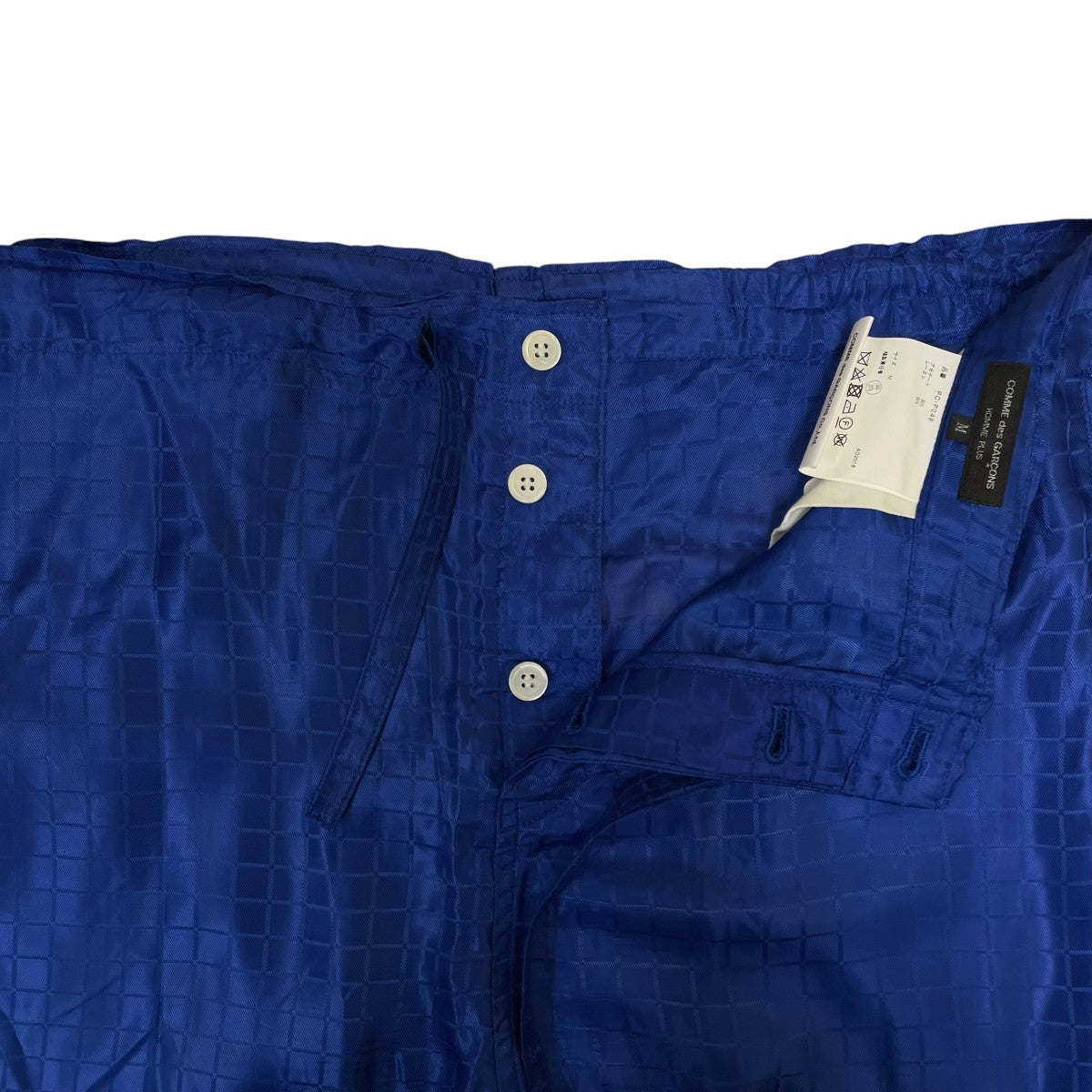 COMME des GARCONS HOMME PLUS AD2018レーヨン スラックス ワイドパンツPC P049 古着・中古-4枚目のアイテム画像