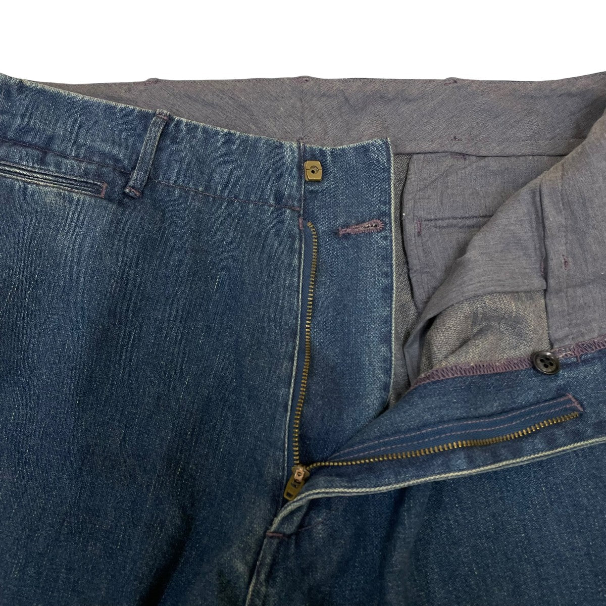 nanamica Denim Wide PantsデニムパンツSUCS134 古着・中古-4枚目のアイテム画像