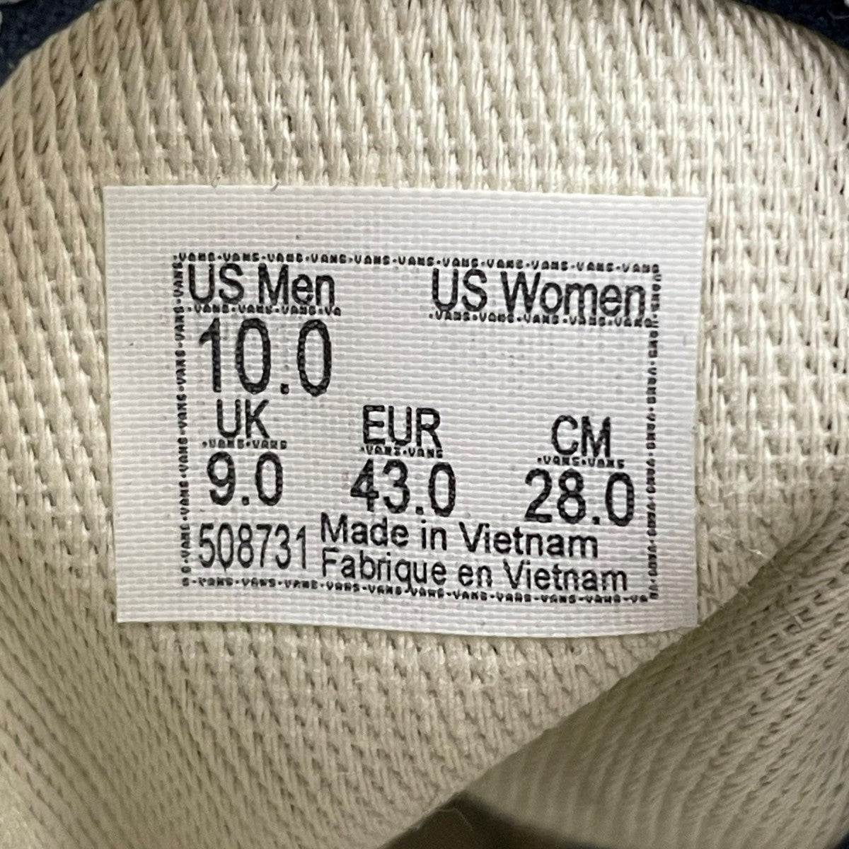 VANS Authenticスニーカー508731 古着・中古-6枚目のアイテム画像