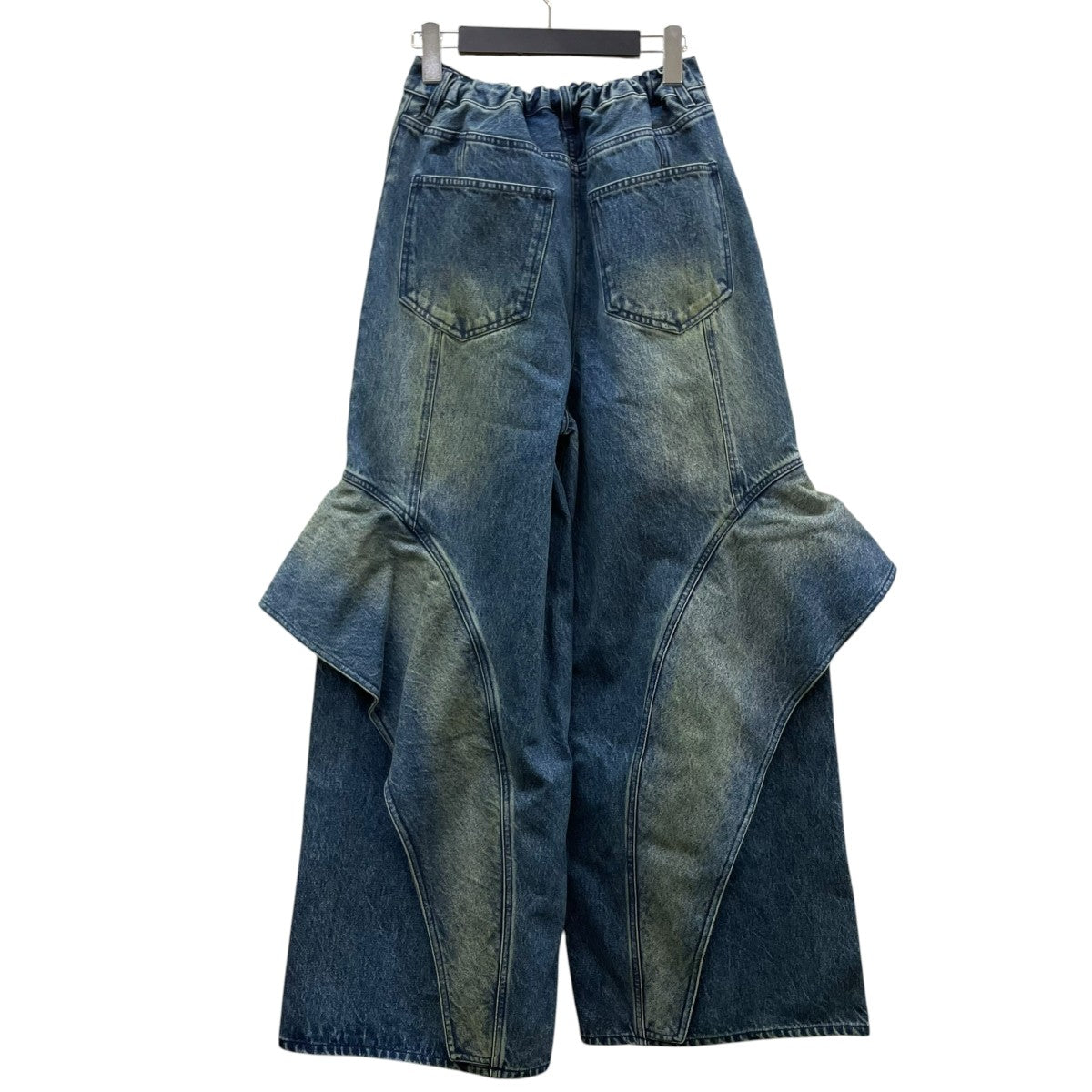 MIKAGE 26SSAngel Fin Wide Denim Pants変形 ワイドデニムパンツ バギーパンツ26SS-0704 古着・中古-2枚目のアイテム画像