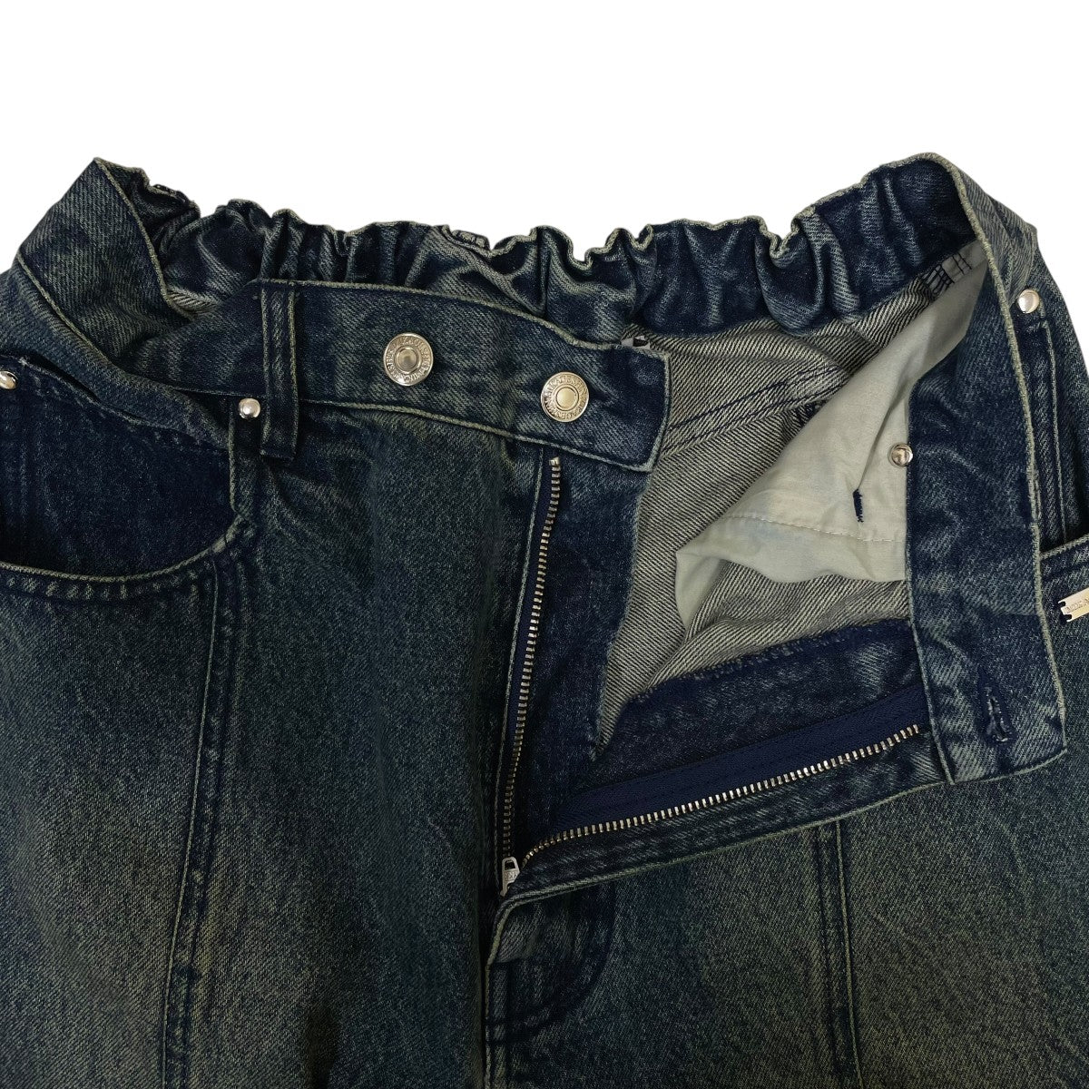MIKAGE 26SSAngel Fin Wide Denim Pants変形 ワイドデニムパンツ バギーパンツ26SS-0704 古着・中古-4枚目のアイテム画像