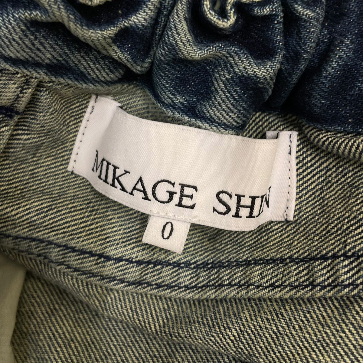 MIKAGE 26SSAngel Fin Wide Denim Pants変形 ワイドデニムパンツ バギーパンツ26SS-0704 古着・中古-6枚目のアイテム画像
