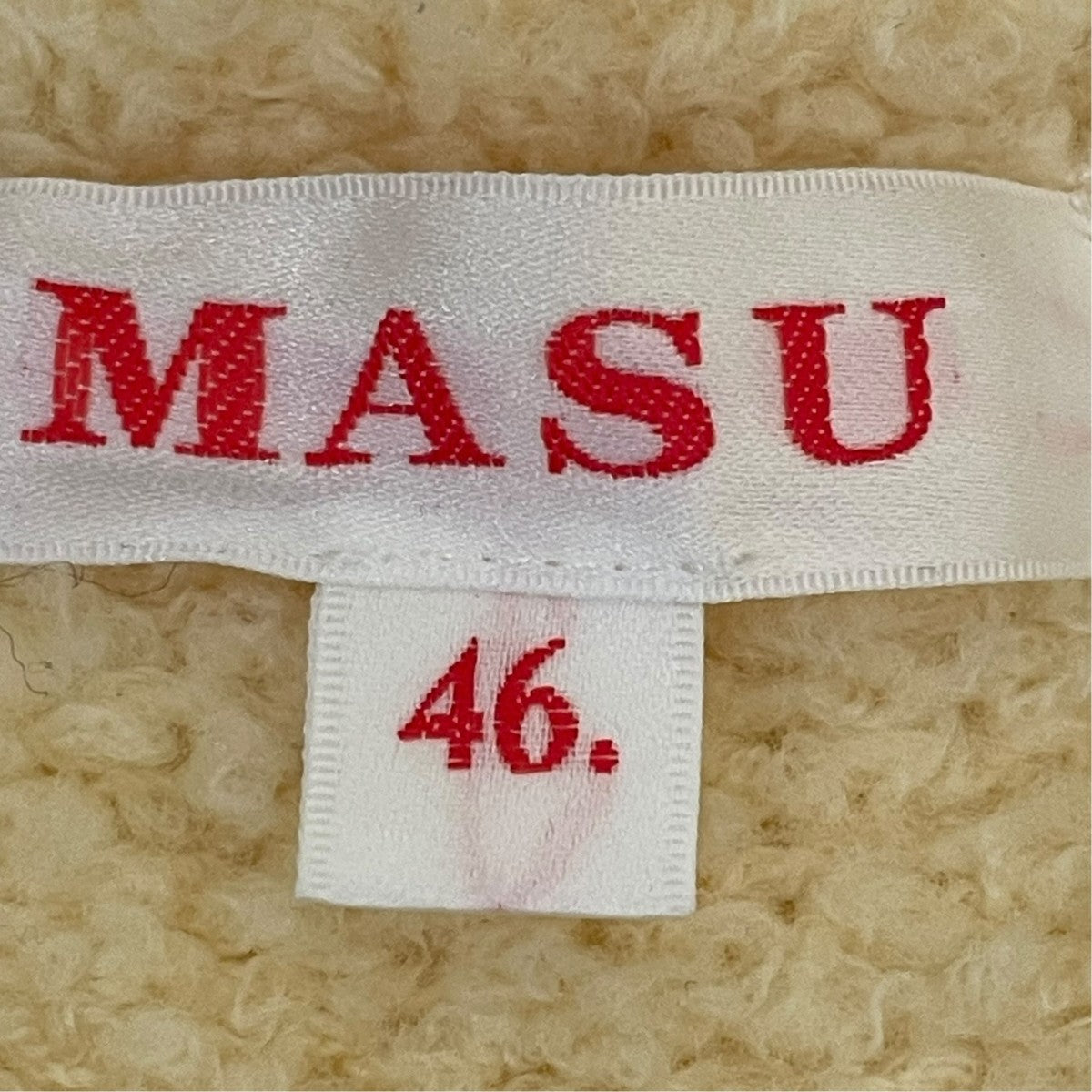 MASU 23AWUNICORN GRUNGE CARDIGANVネックカーディガンMFFW-KN0123 古着・中古-5枚目のアイテム画像
